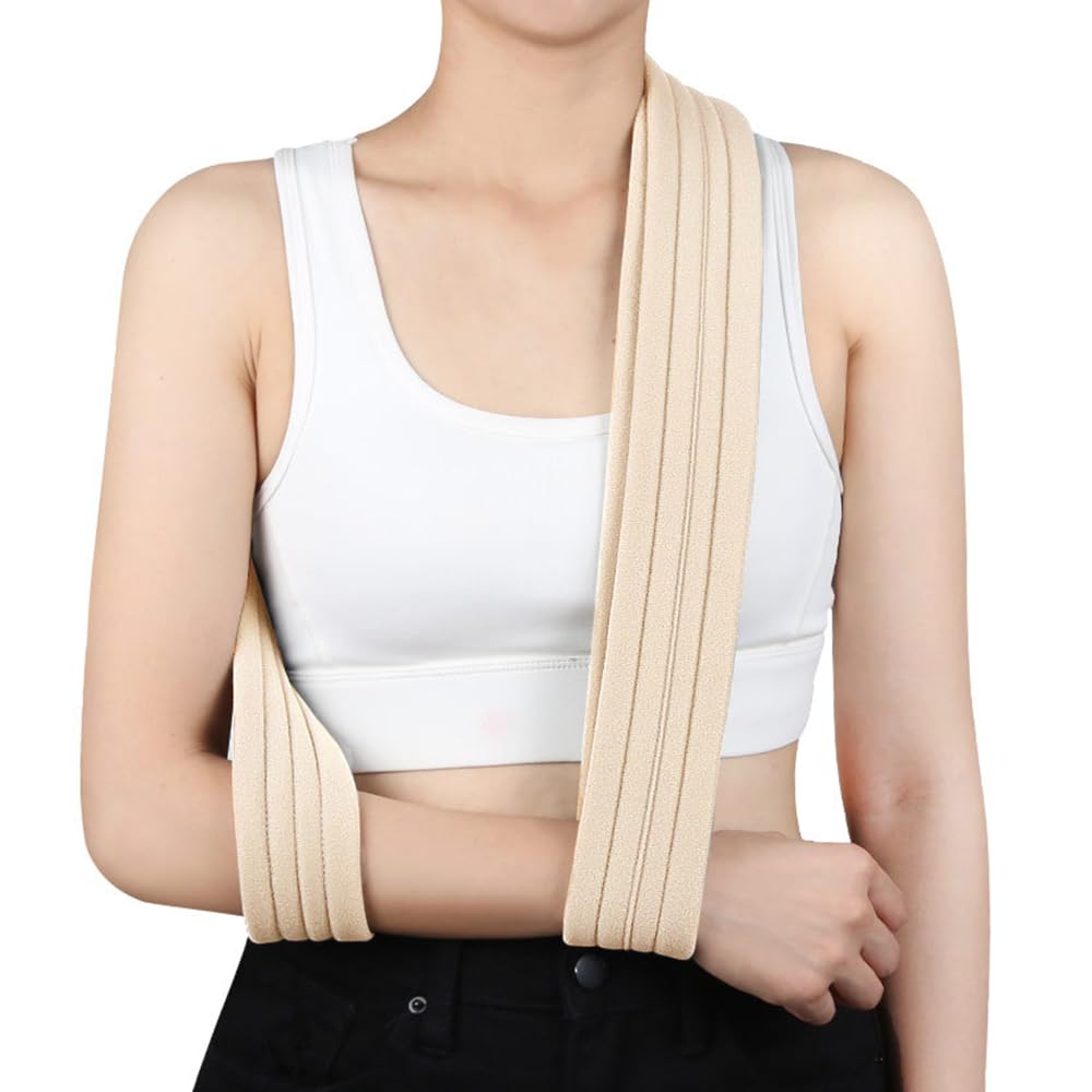 Detalle de Aoreun verstelbare armriem 160 cm, beige, licht en zacht gevoerd