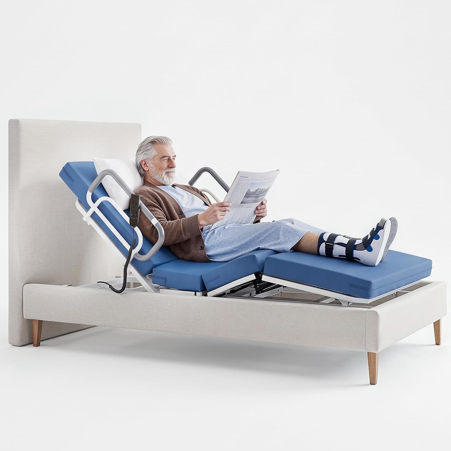 Detalle de Telgome Electric Hospital Bed, 551 lb Capacity