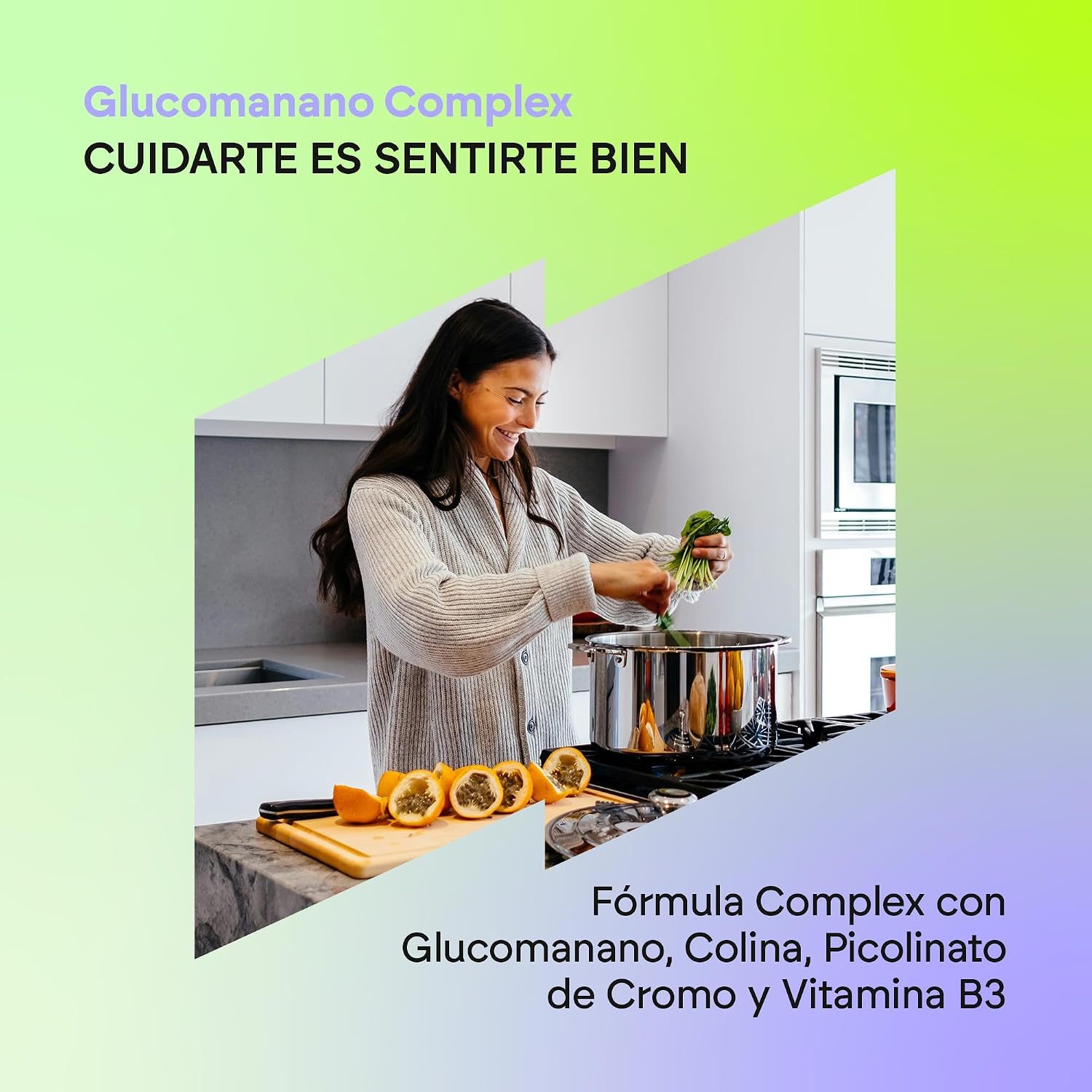 Detalle 2 de Glucomanano 3000mg Complex 120 cápsulas