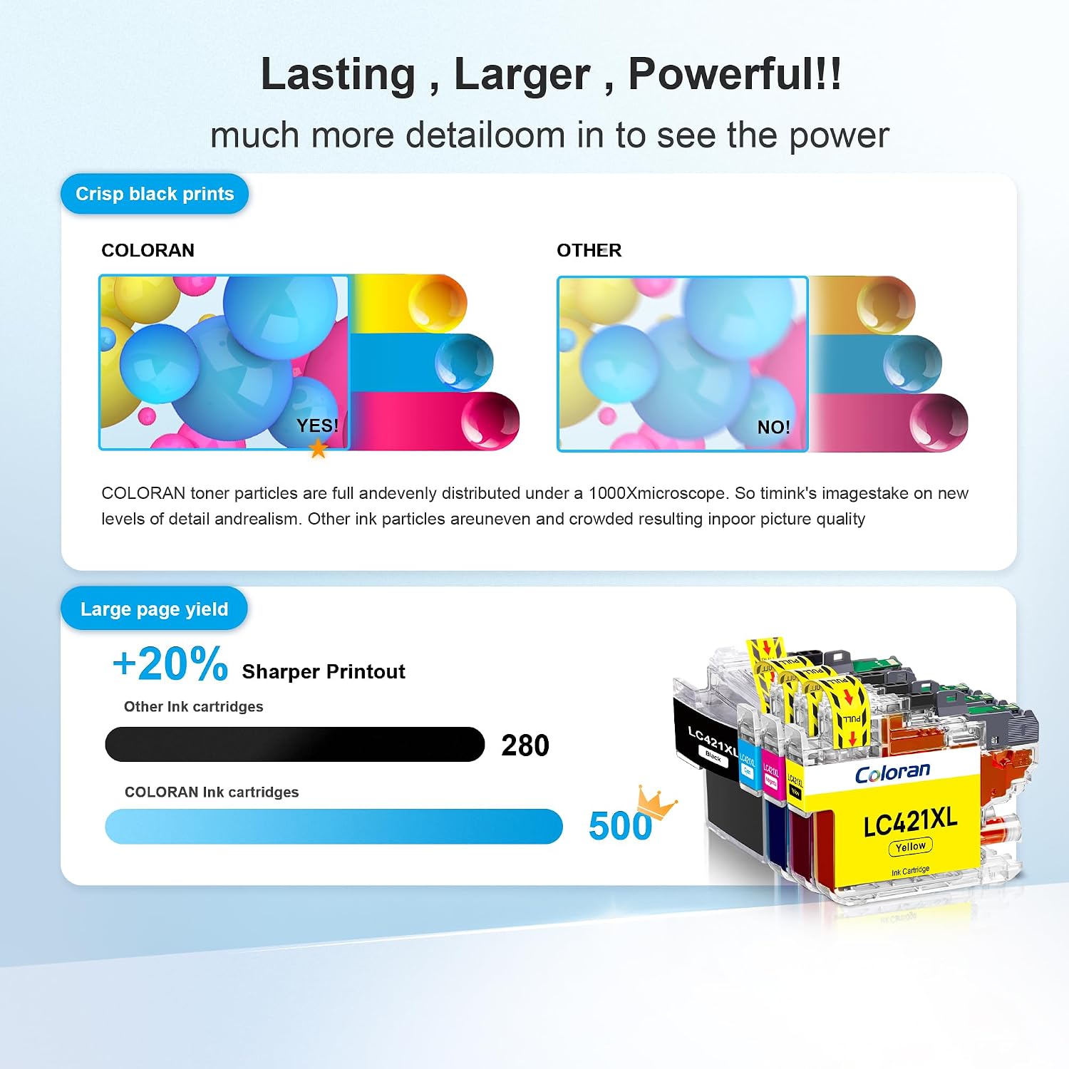 Thumbnail 4 de Coloran LC421XL 4‑Pack ink cartridges