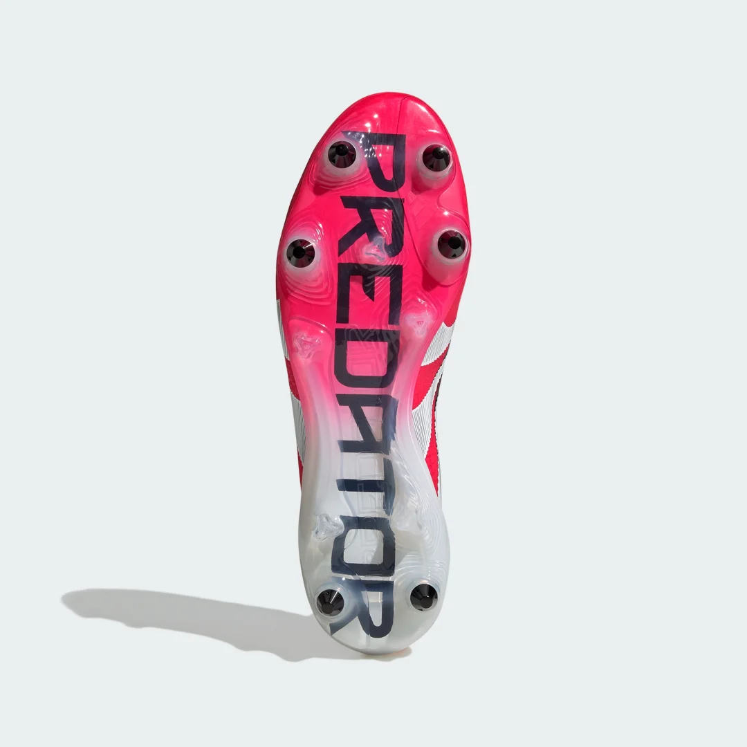 Detalle de Adidas Predator Elite Laceless para césped natural húmedo (rojo) - bota de fútbol