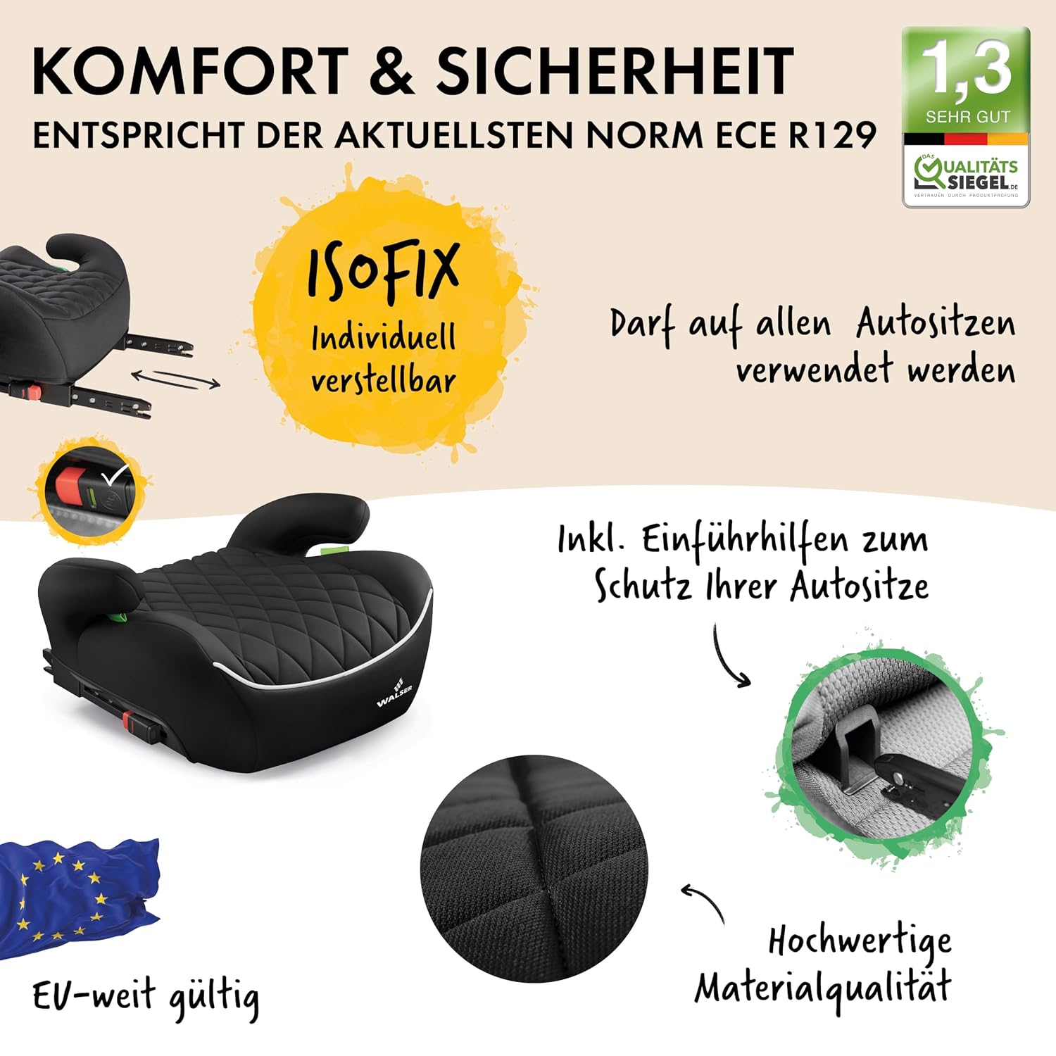 Thumbnail 1 de WALSER Premium Sitzerhöhung 36,5×44×22 cm
