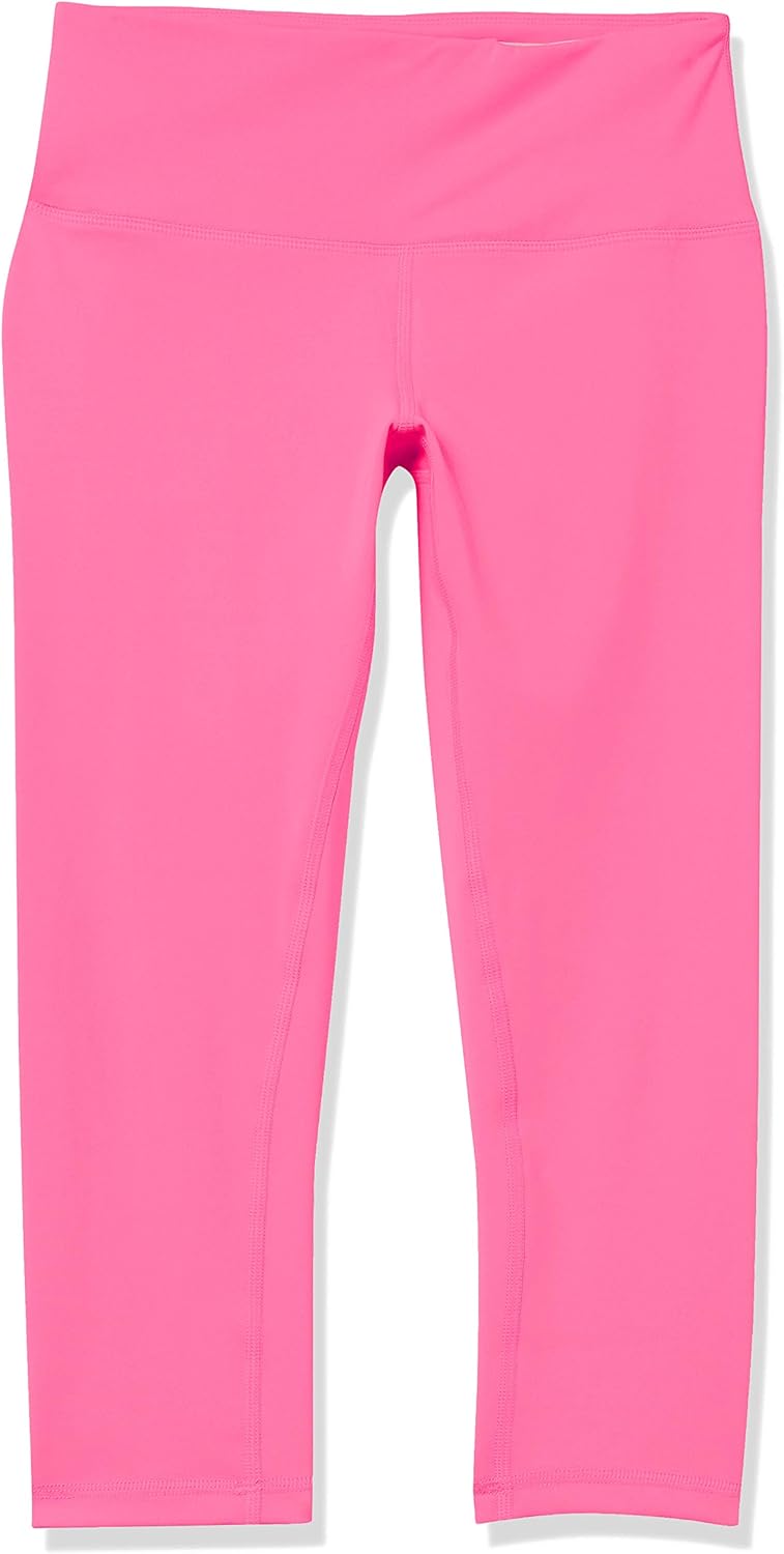Detalle de Amazon Essentials Donna Leggings Capri Sportivi Modellanti per Allenamento a Vita Media