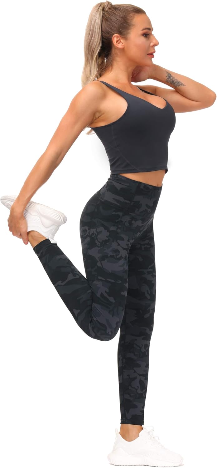 Thumbnail 4 de The Gym People Leggings da allenamento con tasche e vita alta per yoga, corsa e fitness