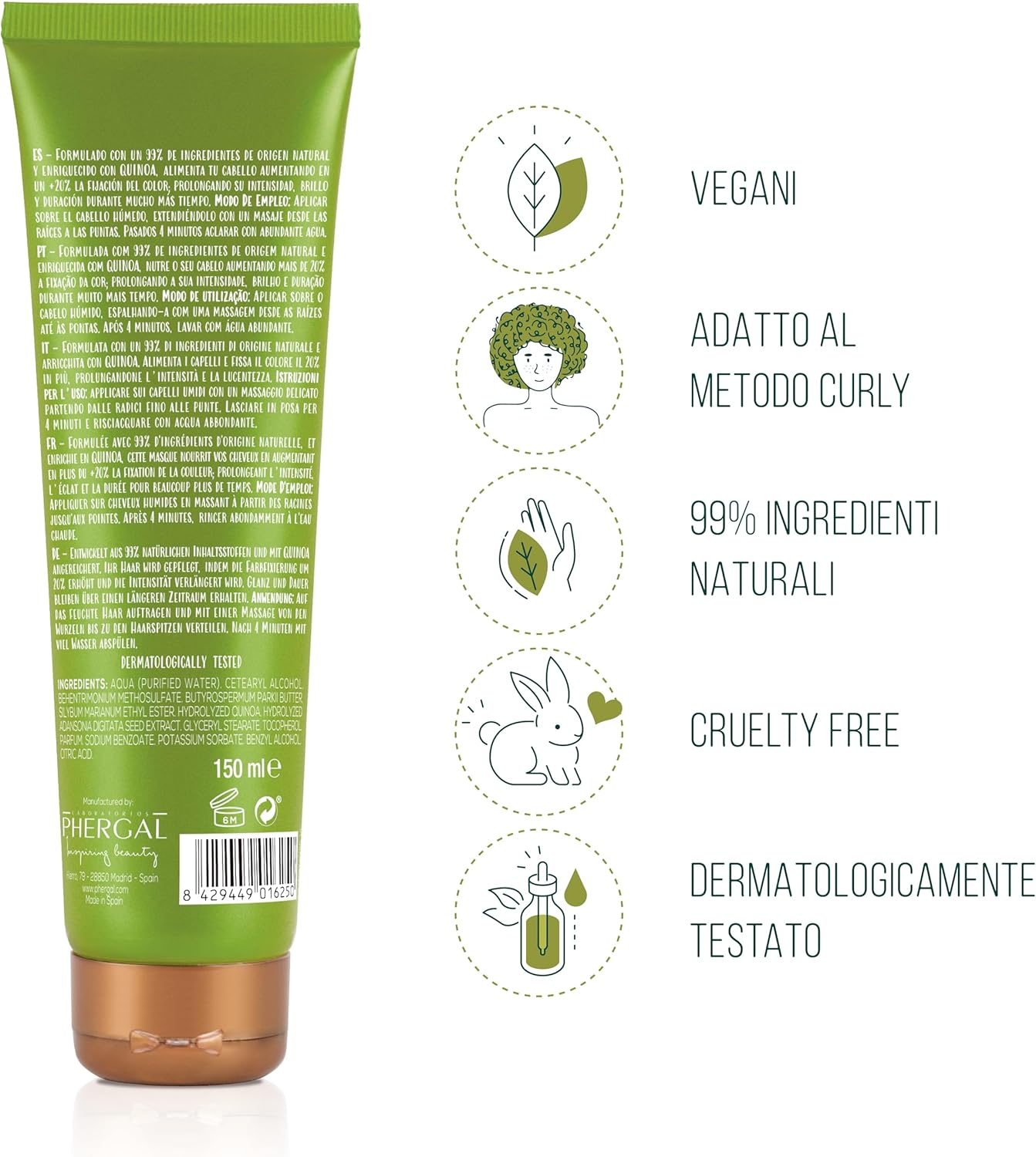 Thumbnail 5 de Naturtint Hair Food Maschera Quinoa: prolungare intensità, lucentezza e durata del colore