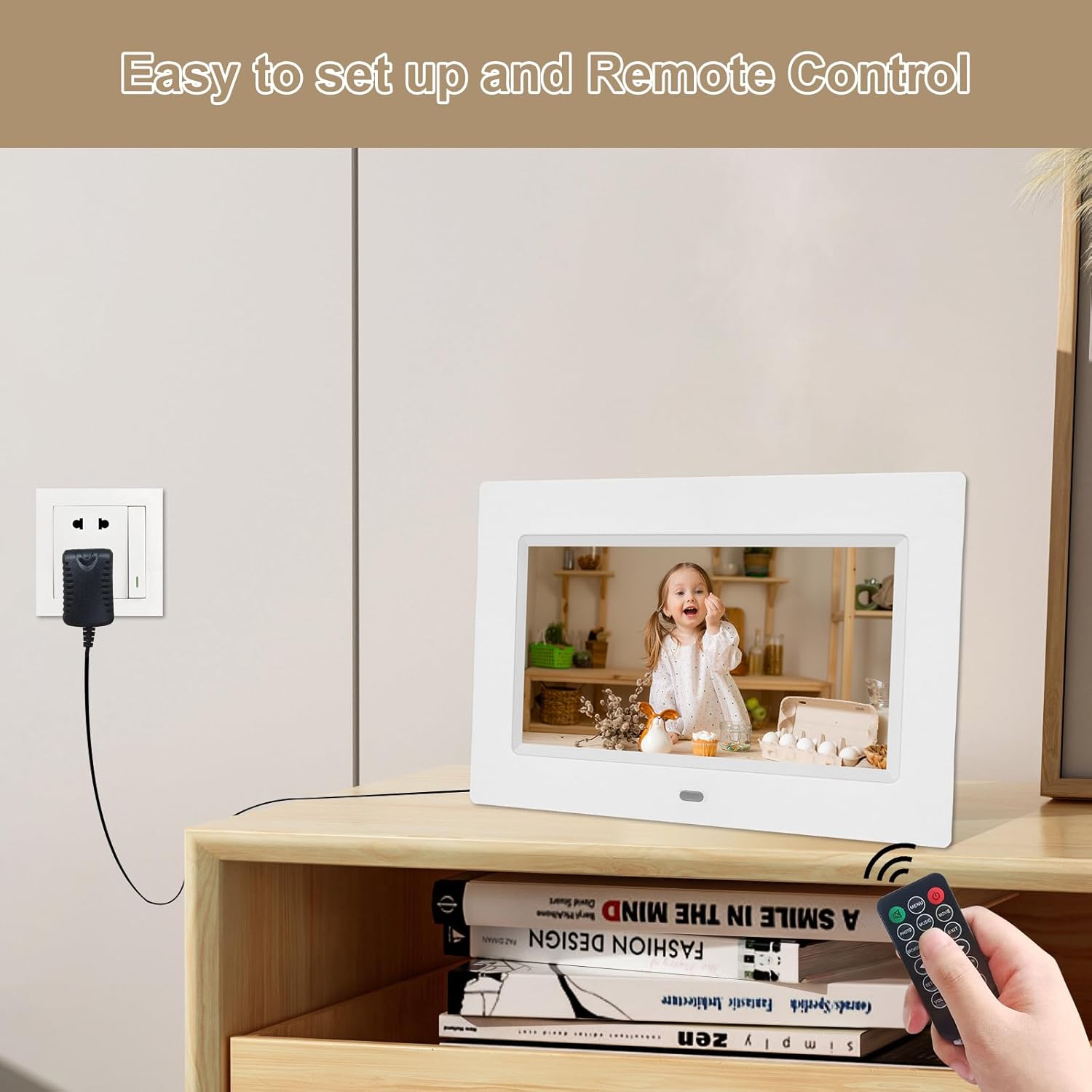 Thumbnail 4 de Digital photo frame with 7 inch IPS display