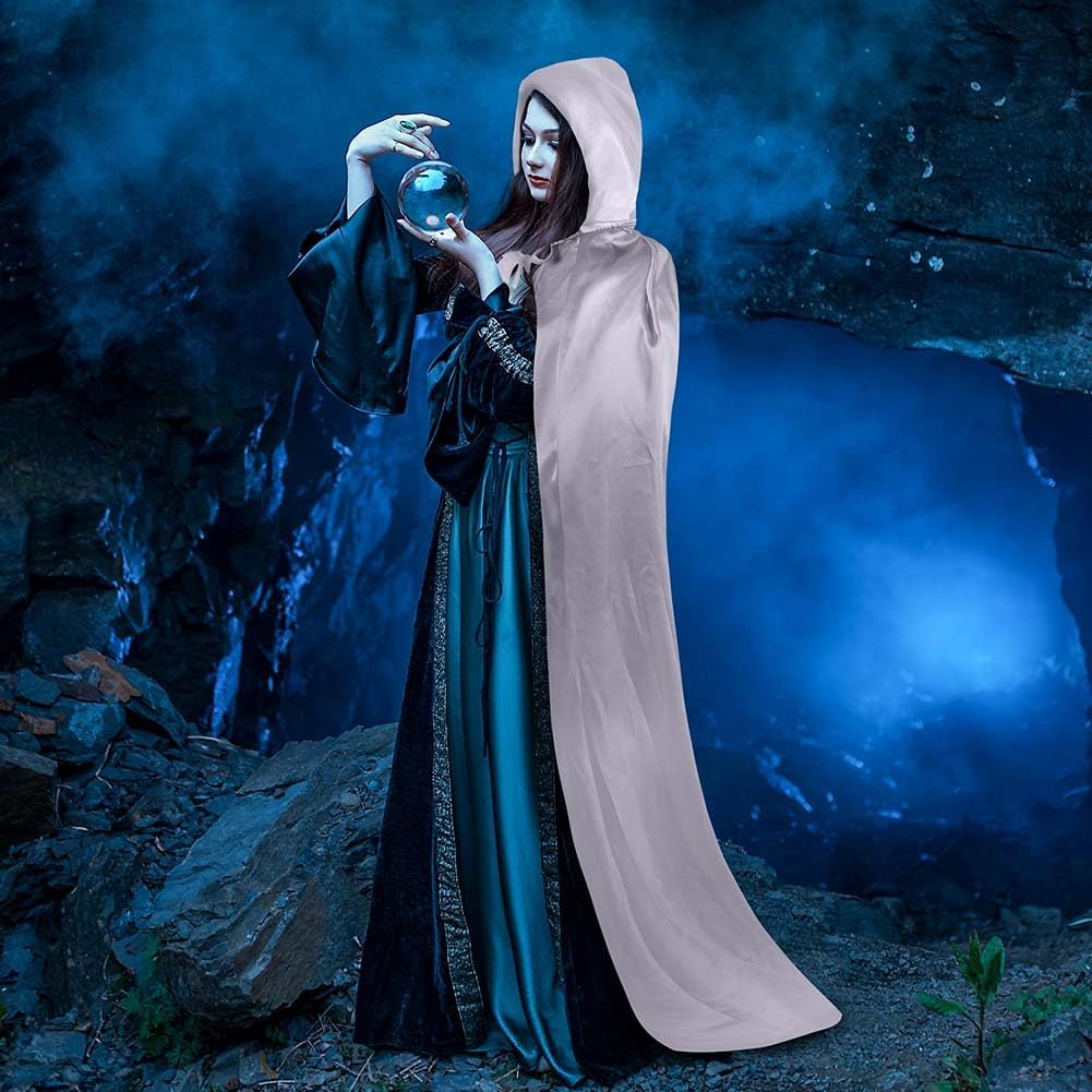 Thumbnail 5 de Aomig Hooded Cape 150cm Long Halloween Cape