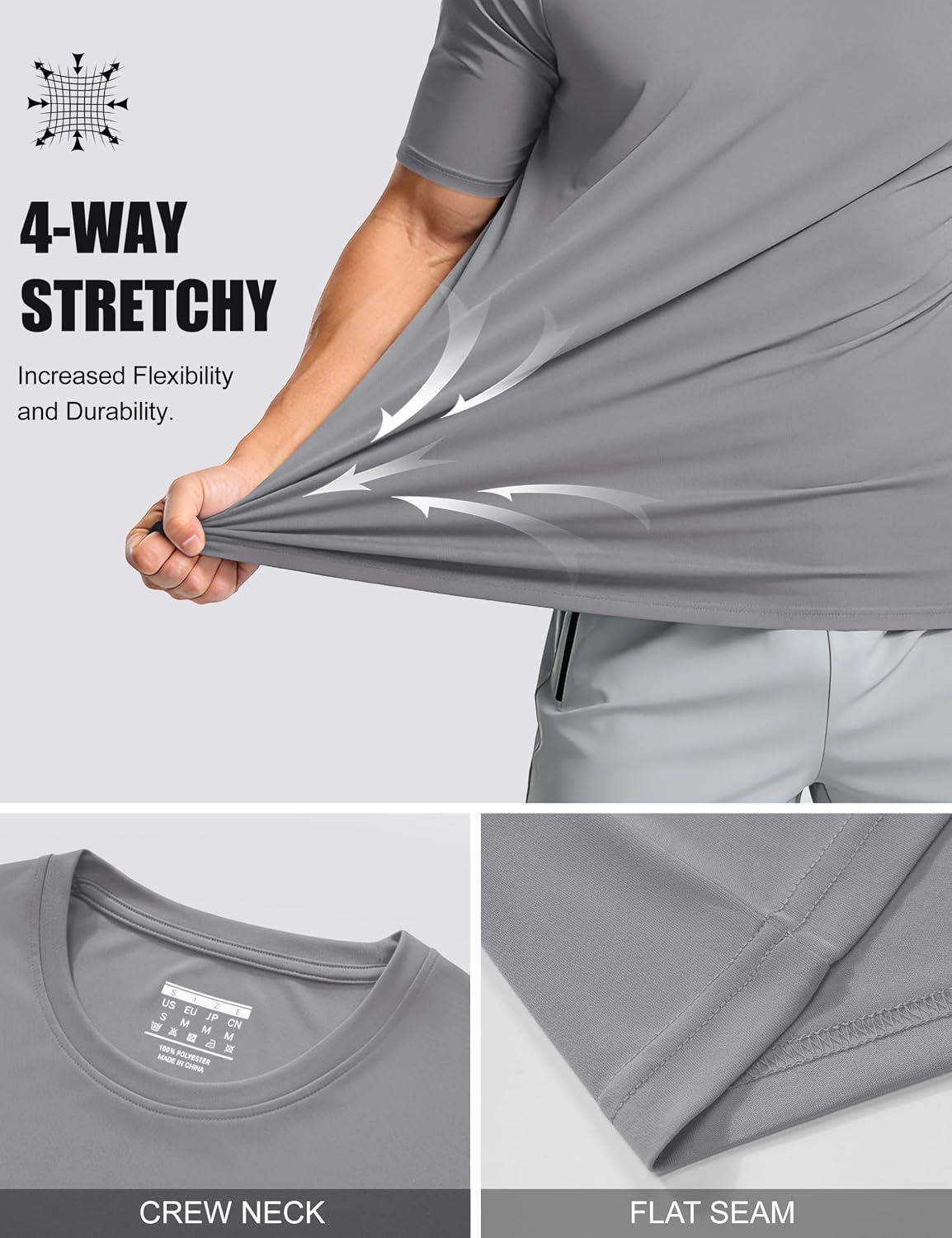 Thumbnail 6 de MAGCOMSEN Men’s UPF 50+ Quick-Dry Short Sleeve Performance T-Shirt