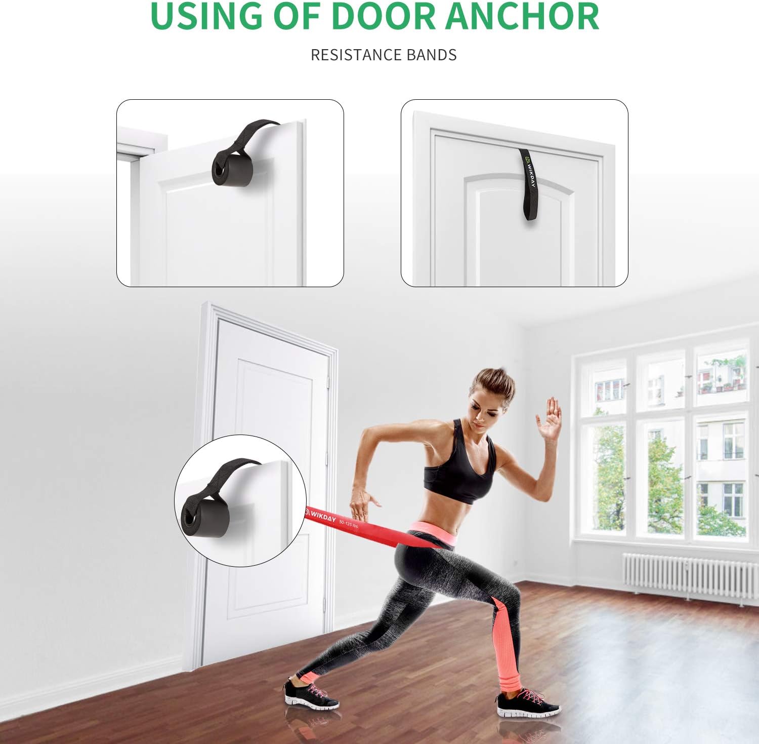 Thumbnail 5 de WIKDAY Resistance Bands Set 5 Levels