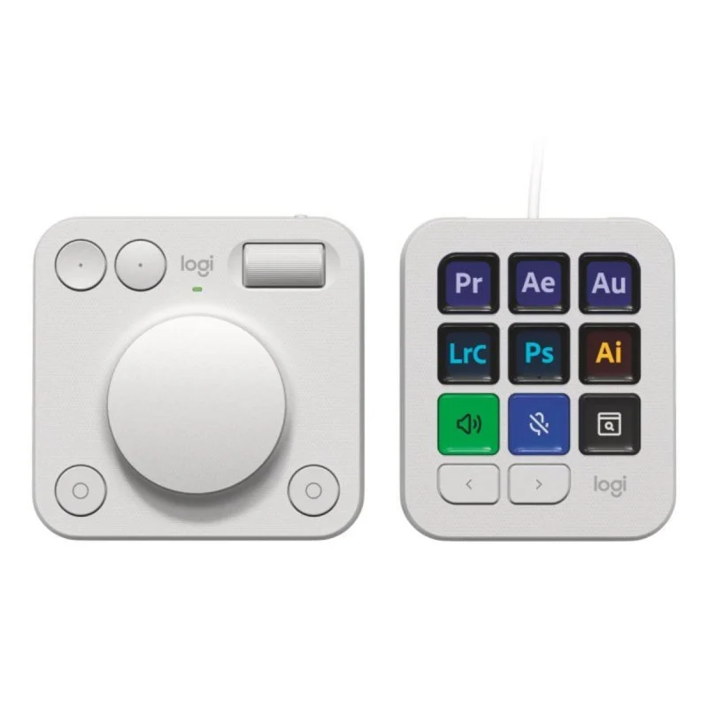 Detalle de Logitech MX Creative Console 9 teclas LCD