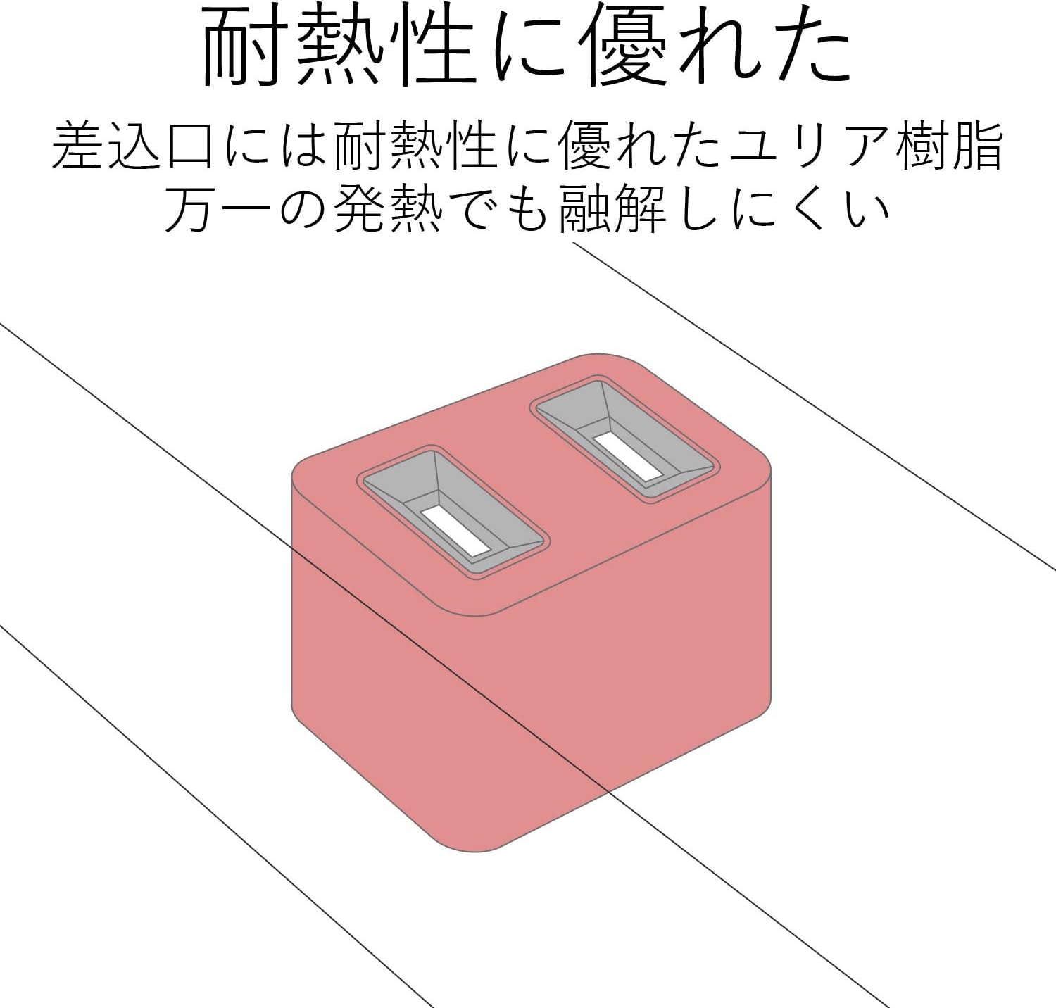 Detalle de エレコム T-NFL01-2420WH flecc barra 電源タップ 4個口・2.0m ホワイト