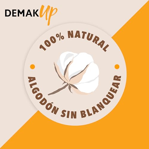 Detalle 2 de Demak'Up Sensitive 720 discos de algodón natural 🎀