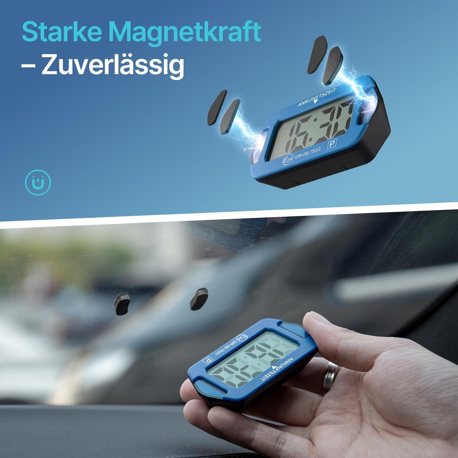 Thumbnail 6 de Parkturon PT03 Mini elektronische Parkscheibe mit Zulassung und 2 Displays