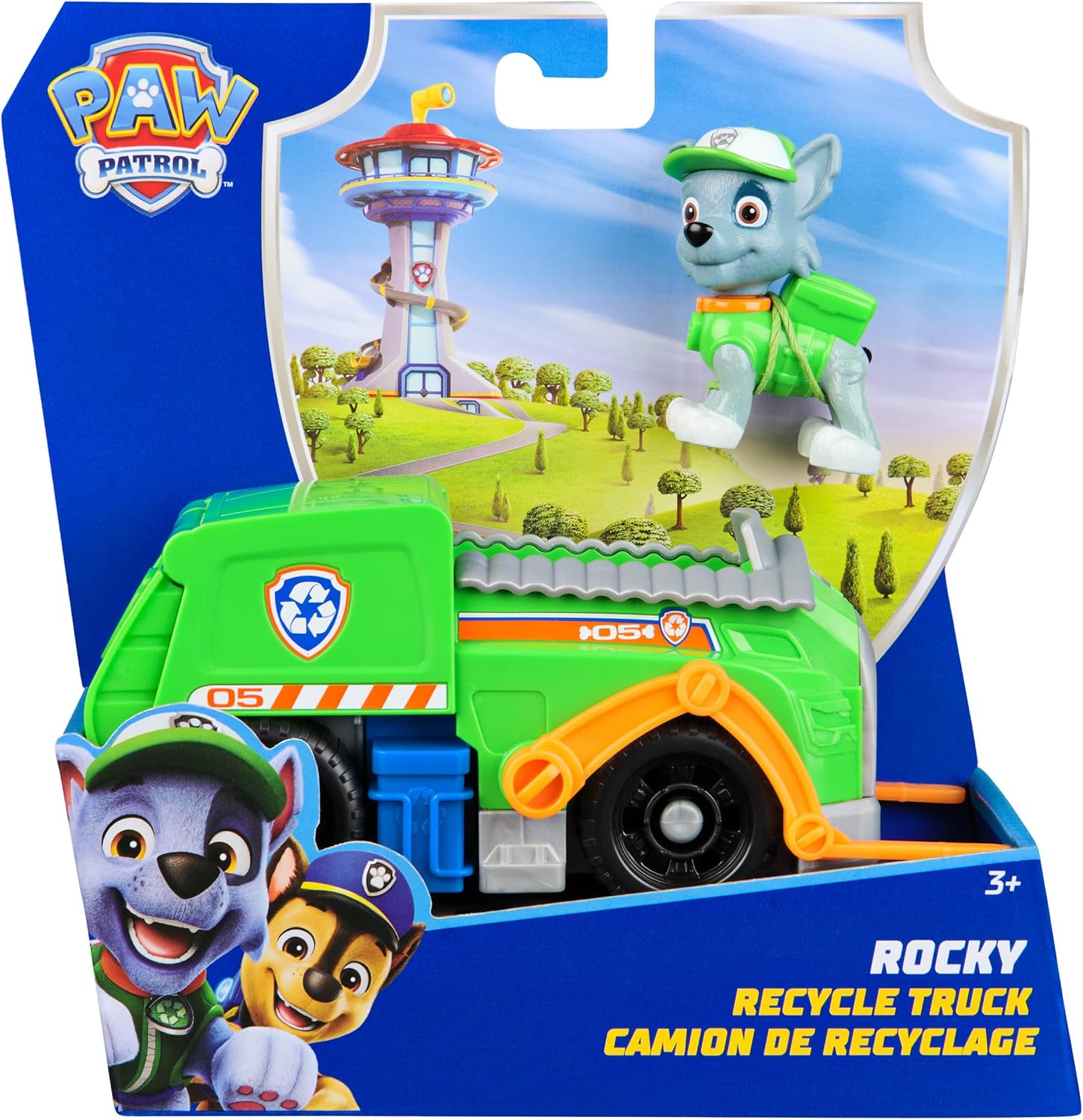 Thumbnail 1 de Patrulla Canina 🚛 Camión de Reciclaje con Rocky + Figuras