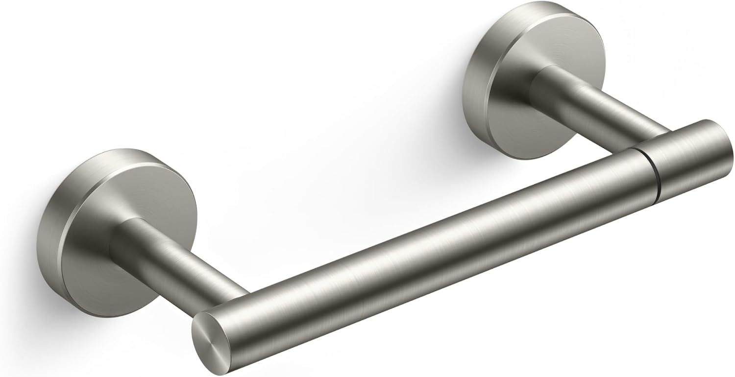Detalle de FORIOUS FF01124 Wall-Mount Toilet Paper Holder, Brushed Nickel SUS304 Steel