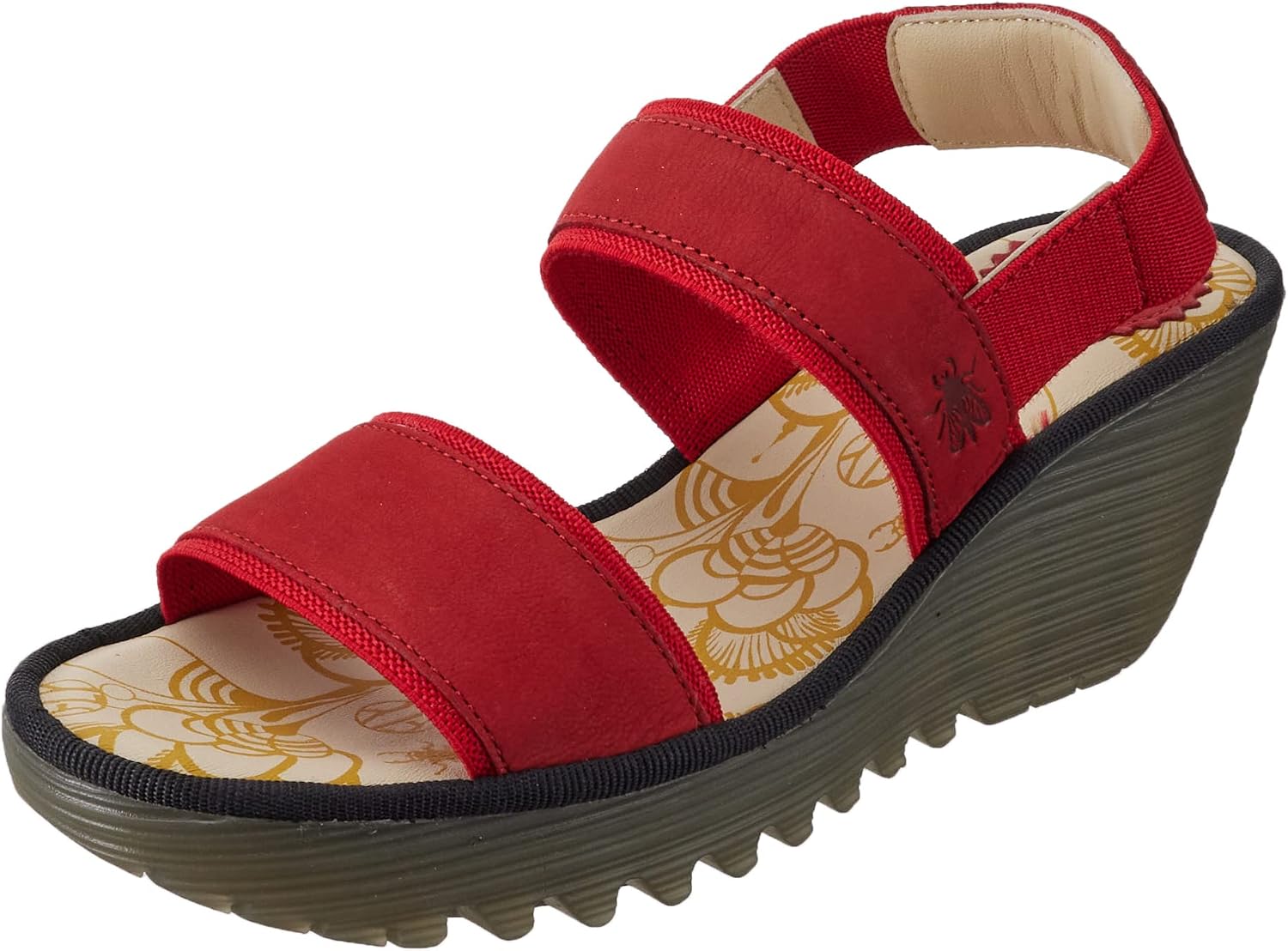 Detalle de Fly London Damen Yaco416fly Sandale – Komfort trifft Alltagslook