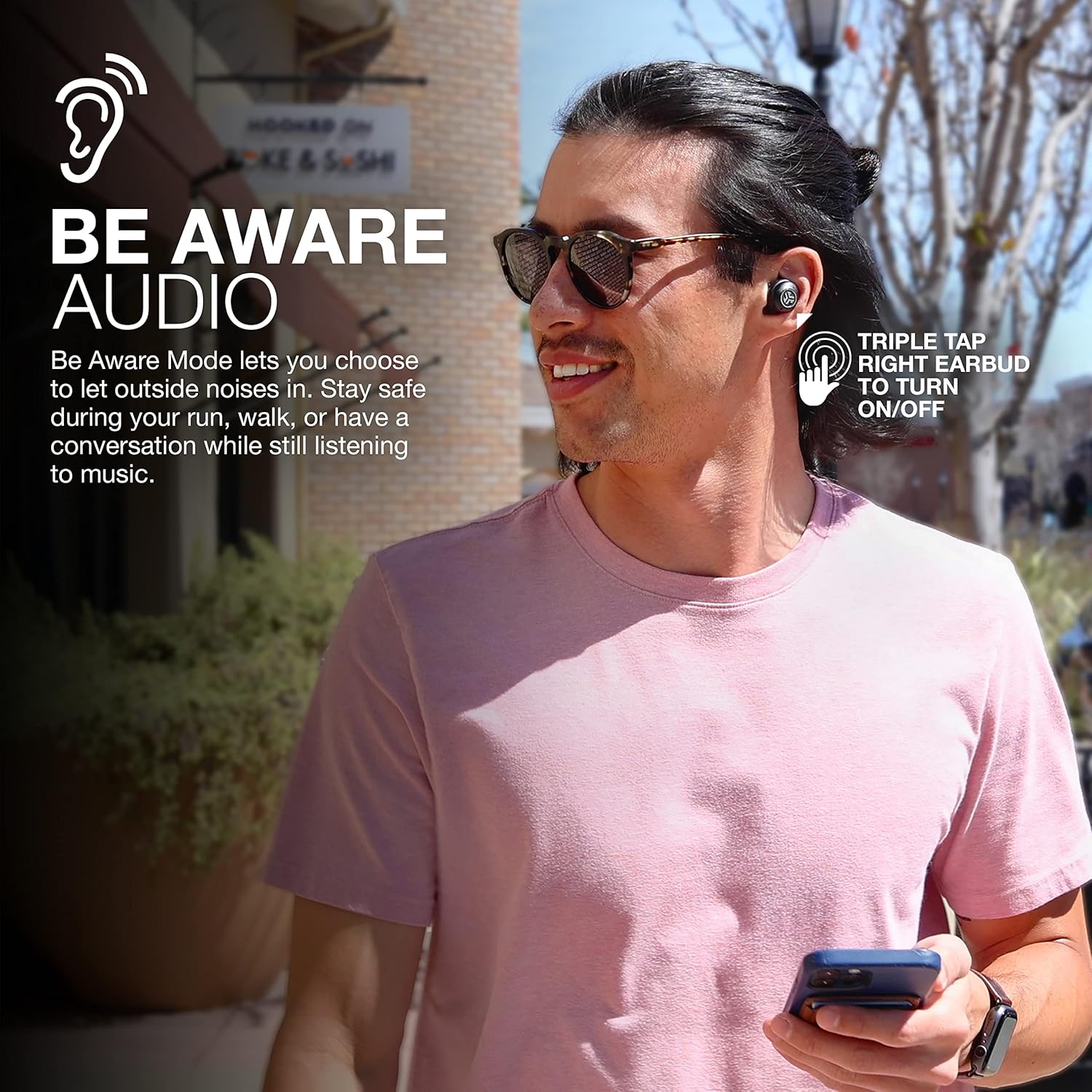 Thumbnail 6 de JLab JBuds Air Pro con Tile Tracker integrato, cuffie Bluetooth true wireless in ear con EQ3 e autonomia fino a 36H