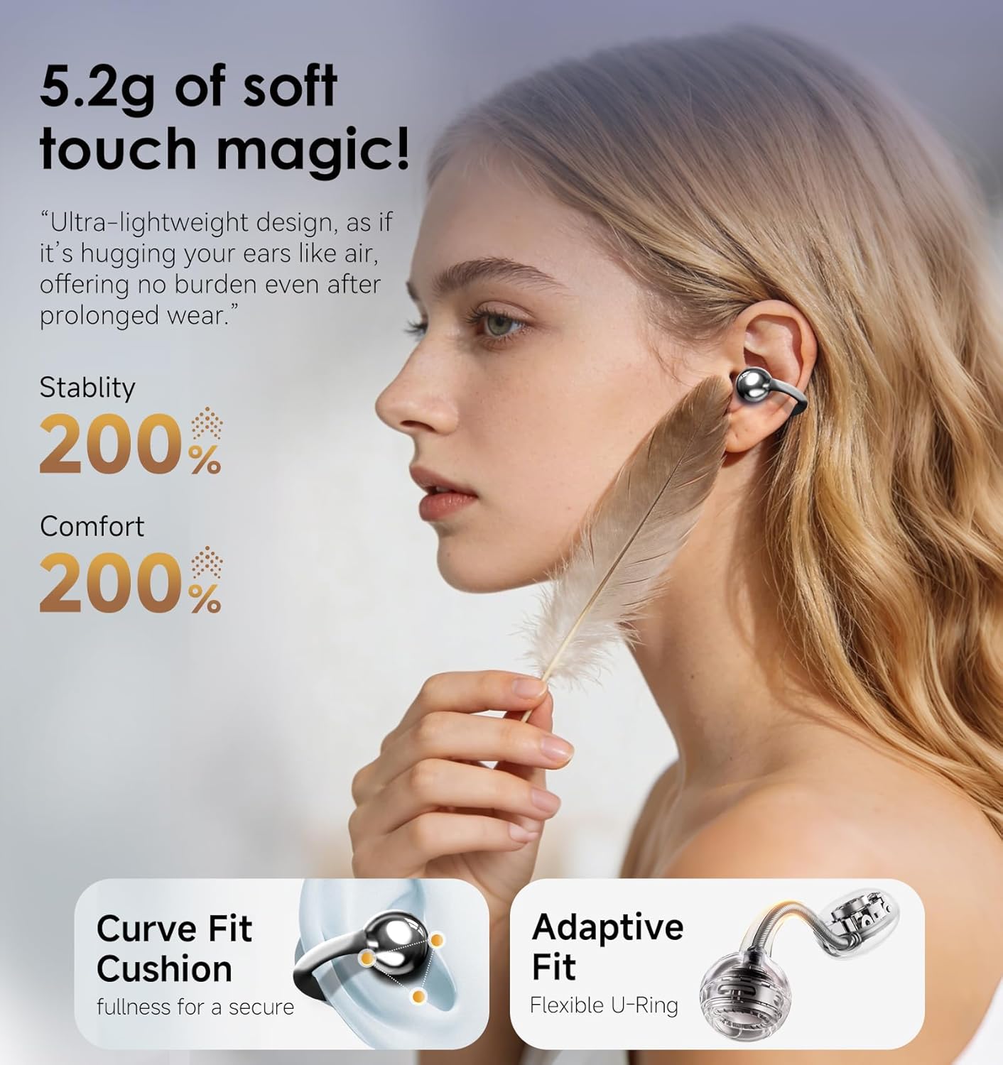 Thumbnail 4 de King Lucky i121 Open Ear Earbuds 50H