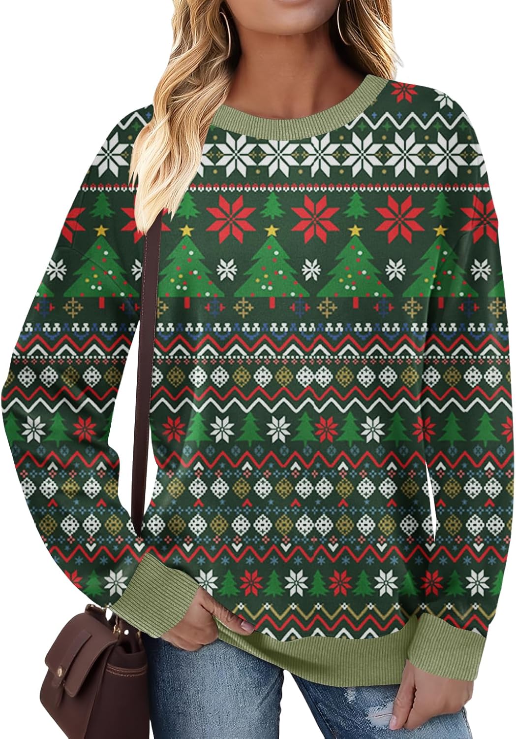 Thumbnail 5 de Cuptacc Pullover Damen Sweatshirt Rundhals