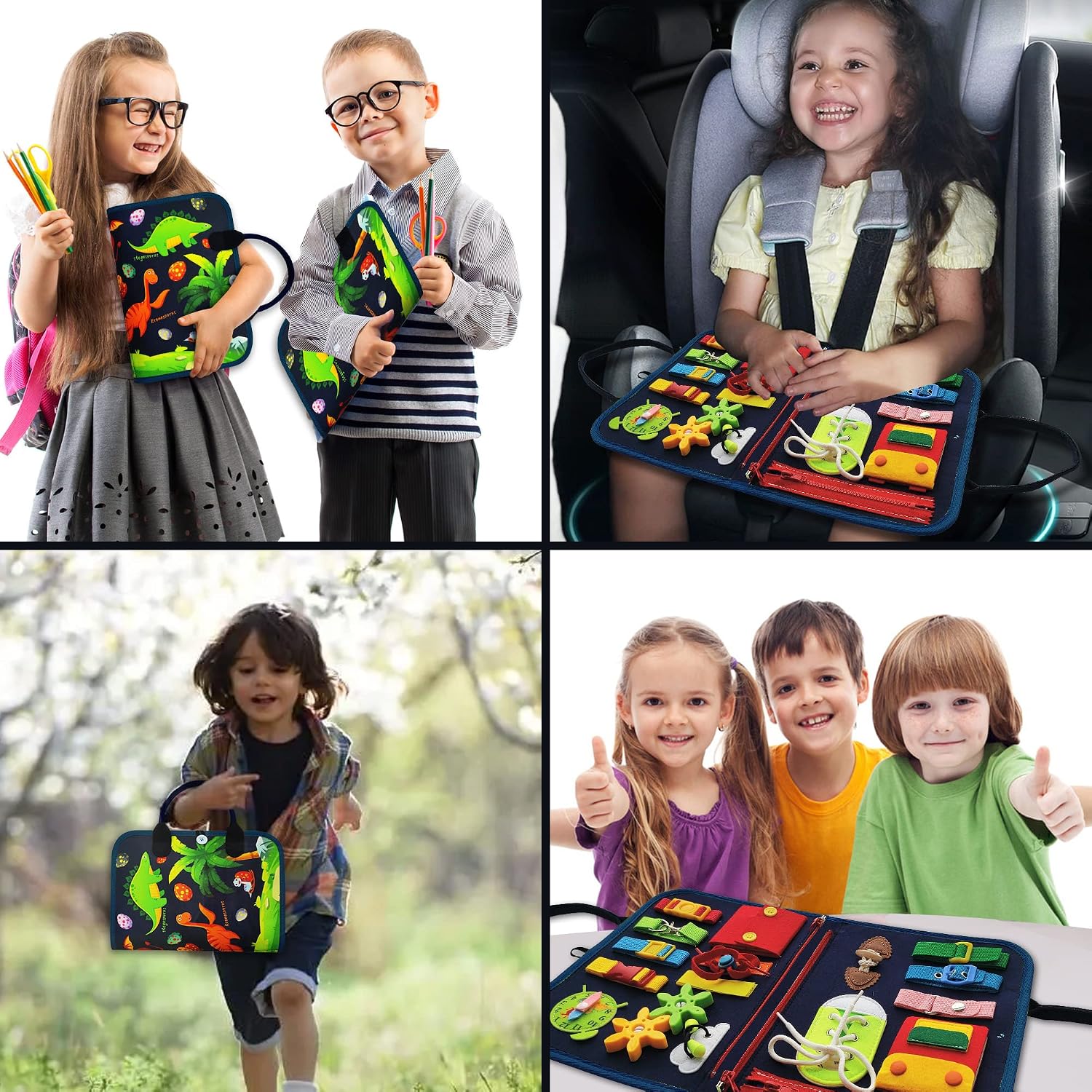 Thumbnail 4 de LearnToy Busy Board Dinosaur for kids