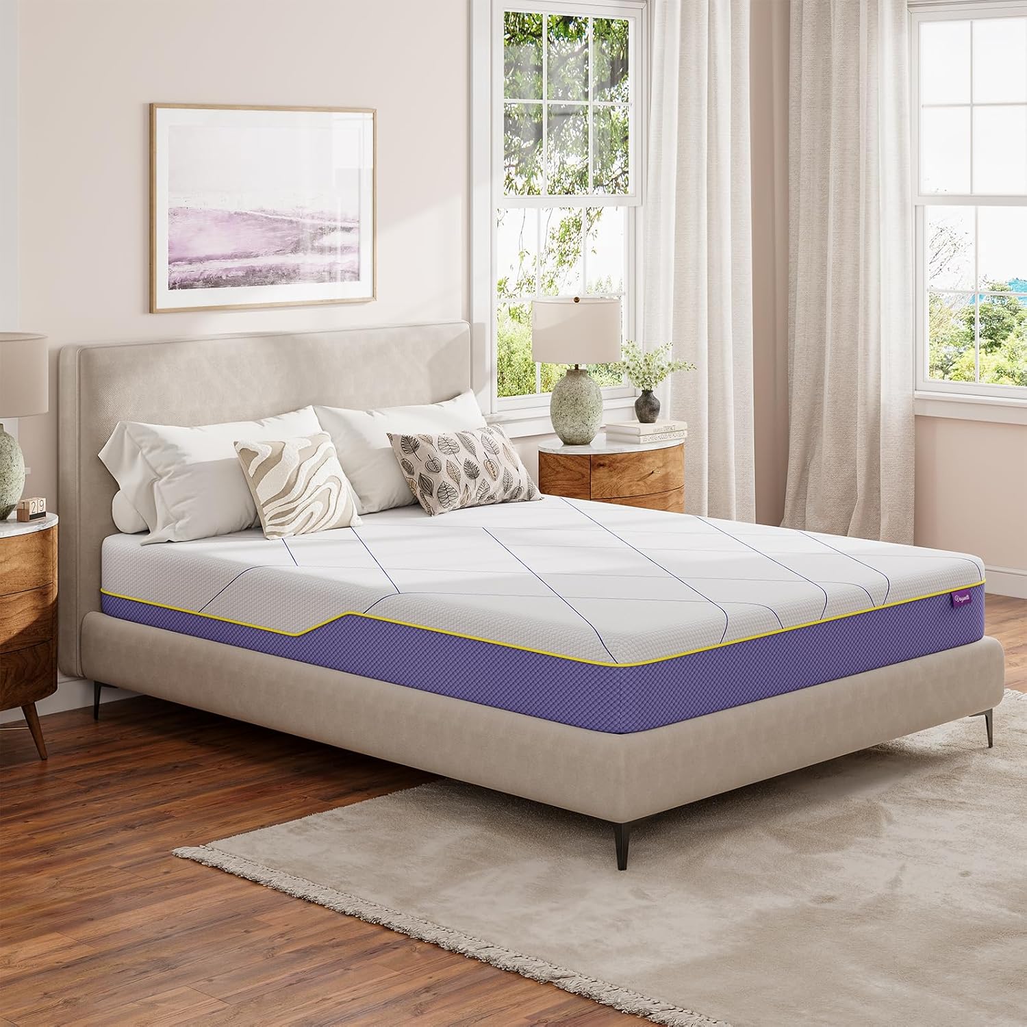Thumbnail 1 de Vesgantti 20cm Double Memory Foam Mattress 135x190 cm