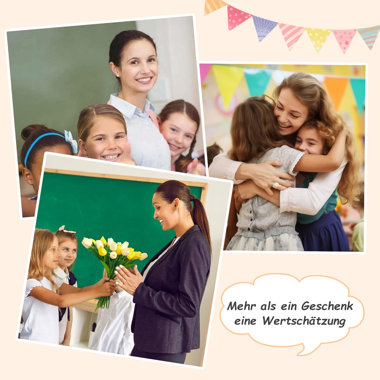 Detalle de Filzhüllen für Duplo 10er Set Regenbogen