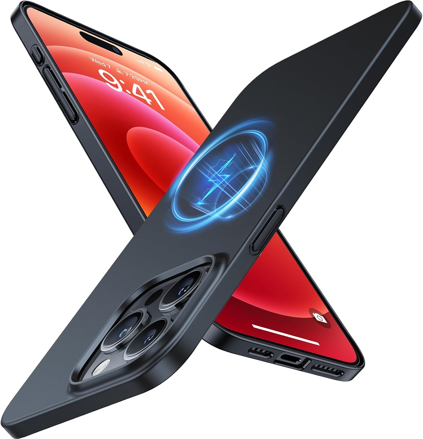 Detalle de TORRAS Magnetic Slim-Fit for iPhone 15 Pro Max Case — Ultra-Thin MagSafe Protection