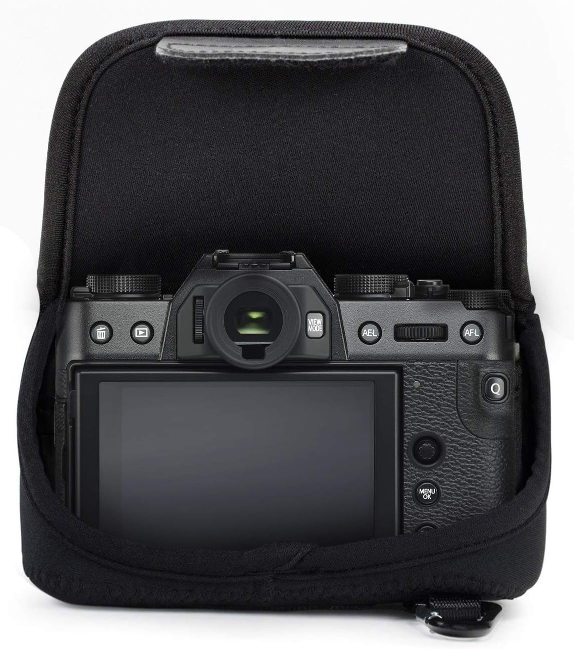 Thumbnail 5 de MegaGear MG579 – czarne neoprenowe etui na aparat Fujifilm X-T30, X-T20 i X-T10