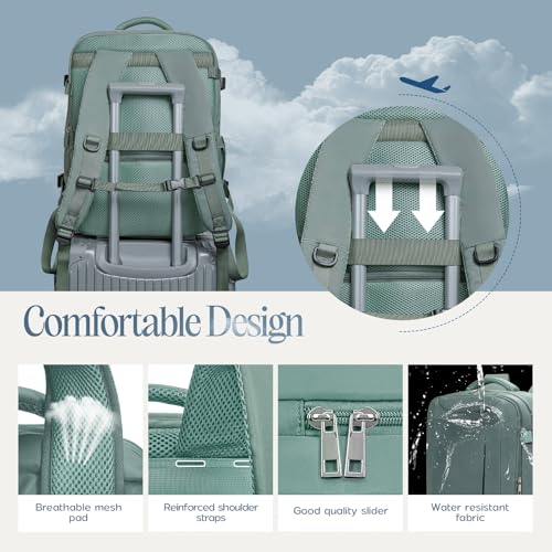 Detalle de Xkdoai Zaino da Viaggio 45x36x20 per Easyjet – Bagaglio a Mano Resistente all’Acqua