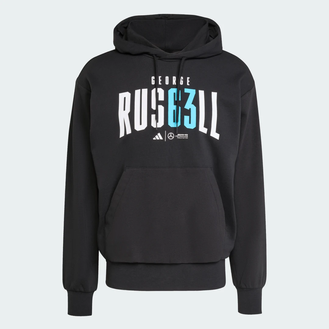 Detalle 2 de Sudadera con capucha Mercedes AMG Petronas F1 Team George Russell - Adidas