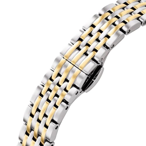 Thumbnail 3 de Bulova Sutton: Orologio da polso analogico al quarzo, donna, Quadrante bianco-argento e cassa 23 mm