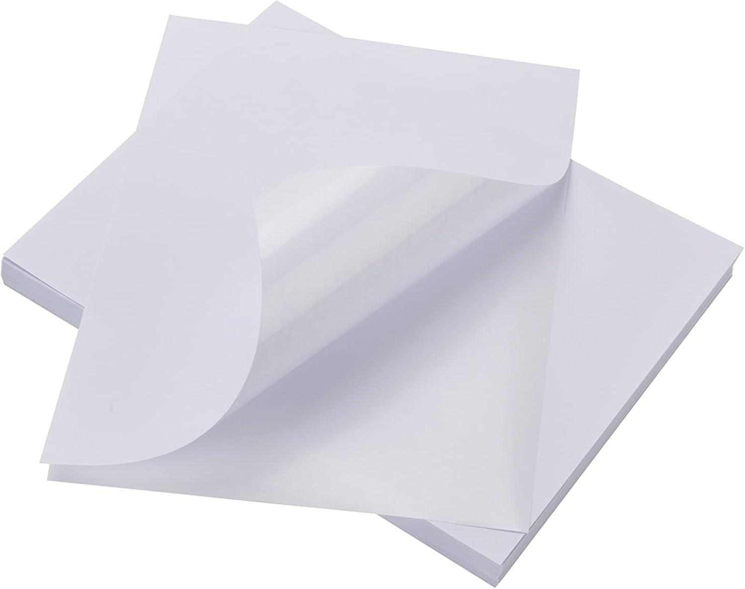 Detalle de LabelMore Printable Sticker Paper, 8.5" x 11", 50 Matte Sheets