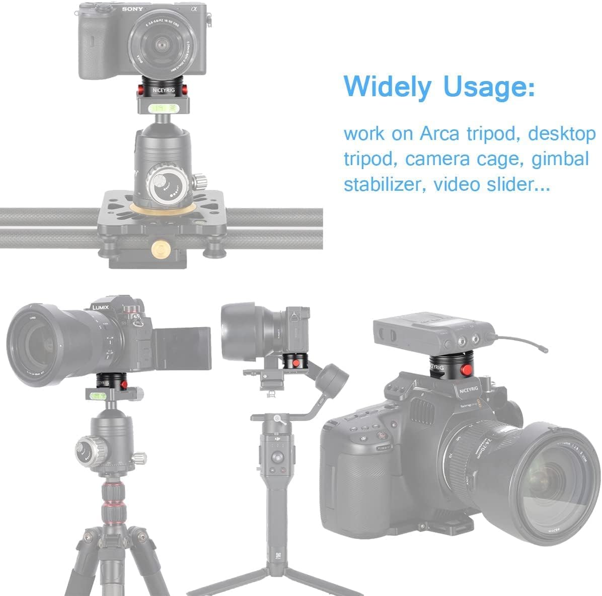 Thumbnail 2 de NICEYRIG Universal Quick Release Adapter 1/4"