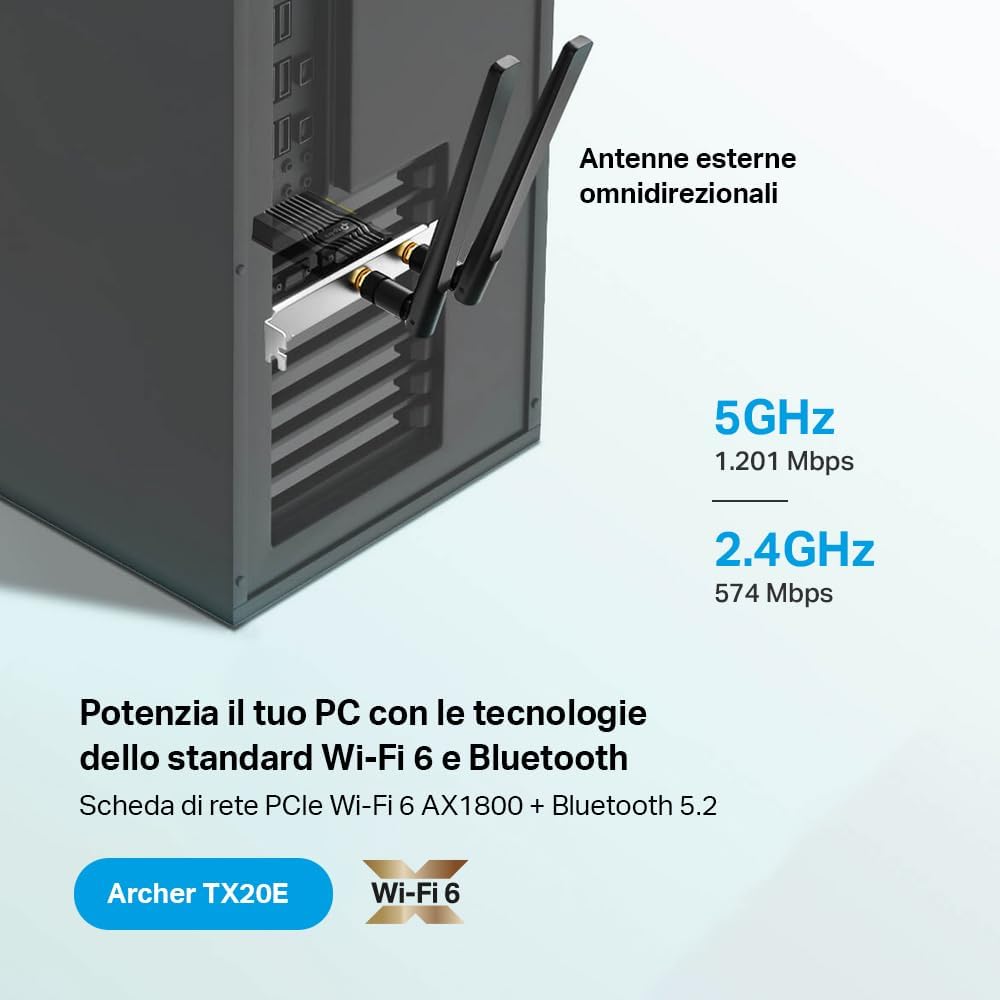 Thumbnail 1 de TP-Link Archer TX20E Adattatore PCIe WiFi 6 AX1800