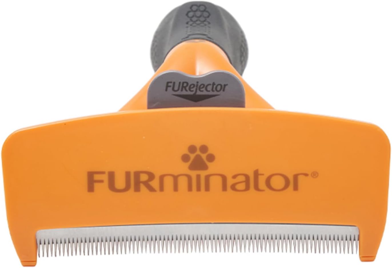 Detalle 2 de FURminator 大型犬L 長毛種用アンダーコートブラシ ステンレス歯・ワンプッシュ毛除去