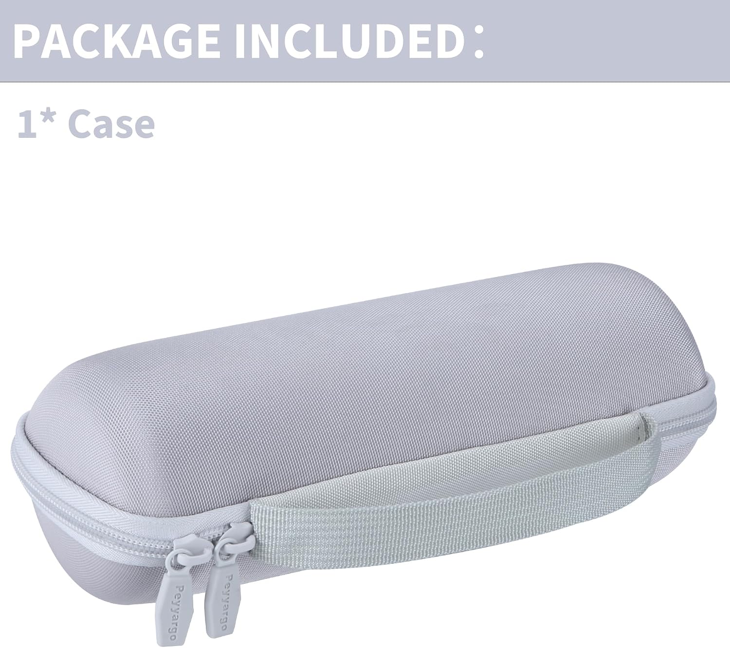 Detalle de Peyyargo Hart-Schutzhülle kompatibel mit JBL Flip 7/Flip 6/Flip 5 – harte Tasche mit Innenfächern