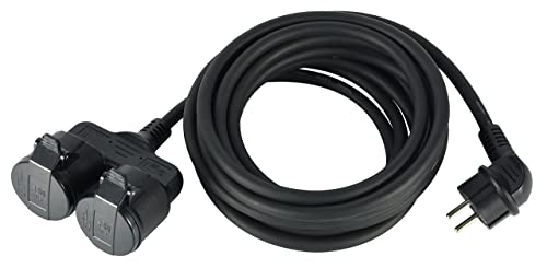 Thumbnail 2 de Electraline 55093 Cable alargador 5 m Schuko para exterior 🛠️