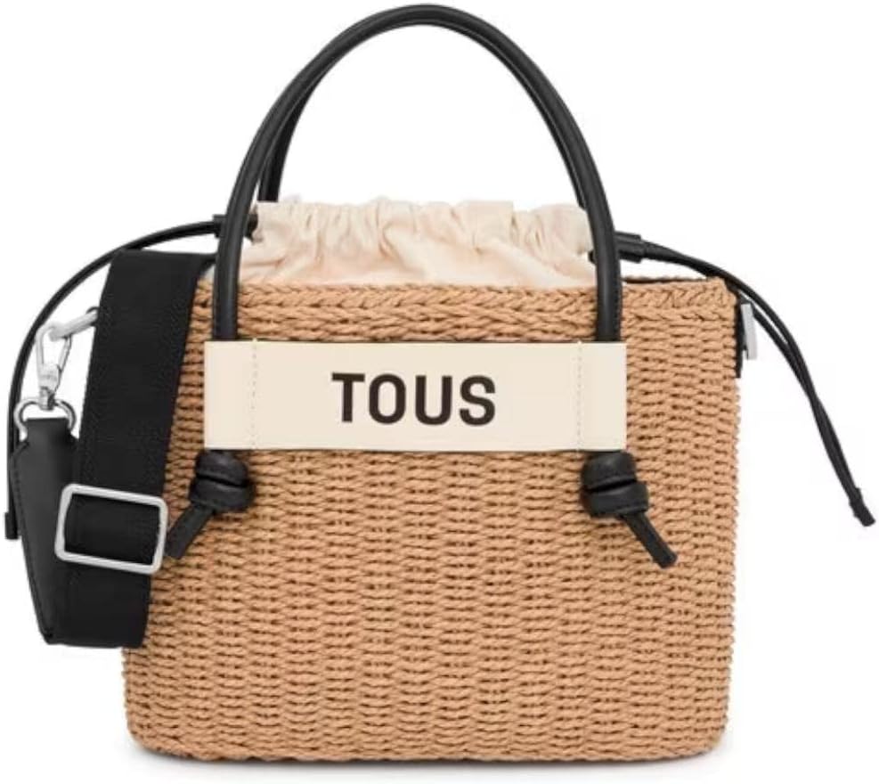 Detalle de TOUS Sac à dos Moyenne Scoubidou Naturel-Noir