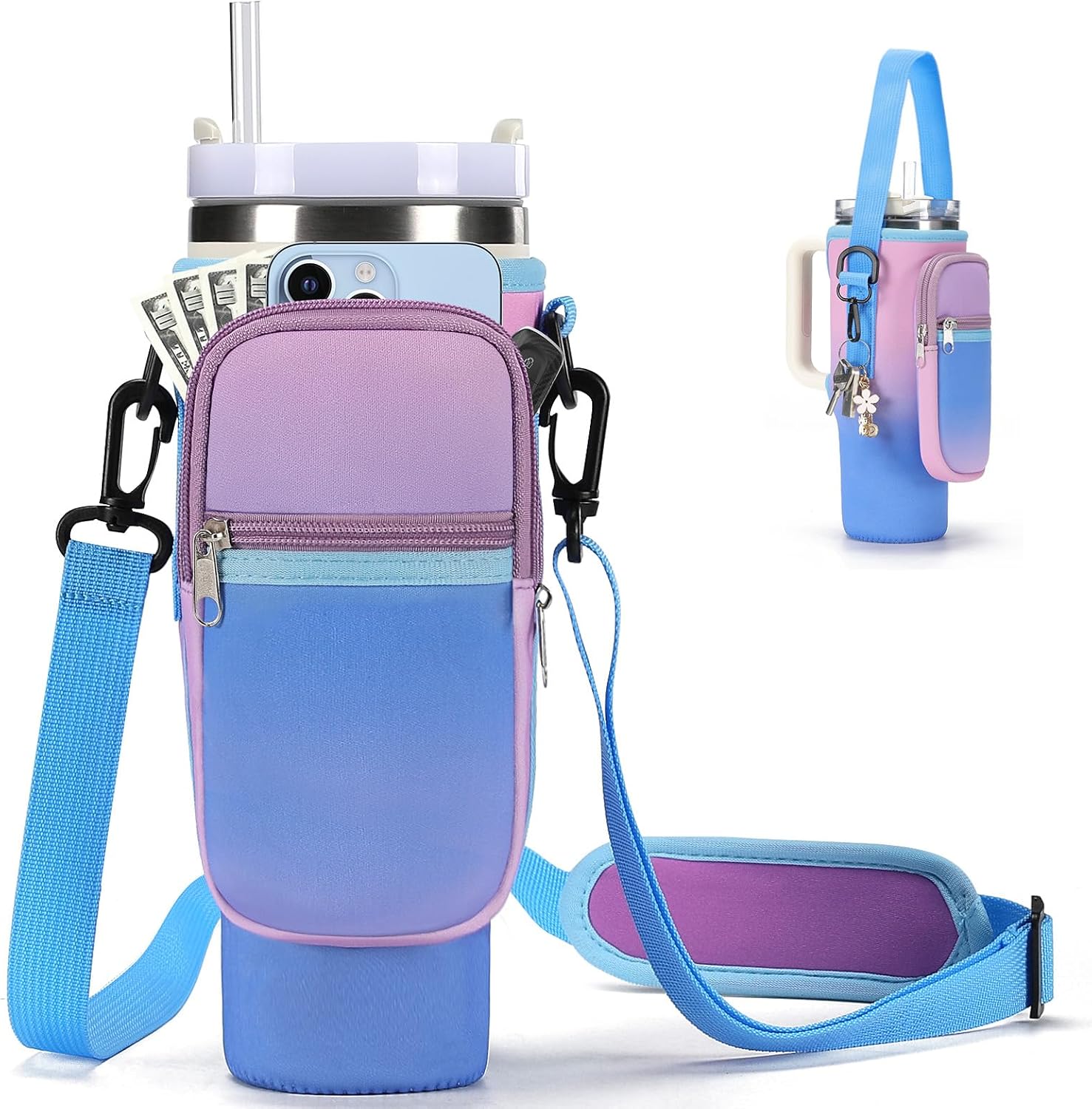 Detalle de GOEWY Water Bottle Carrier Bag, Neoprene