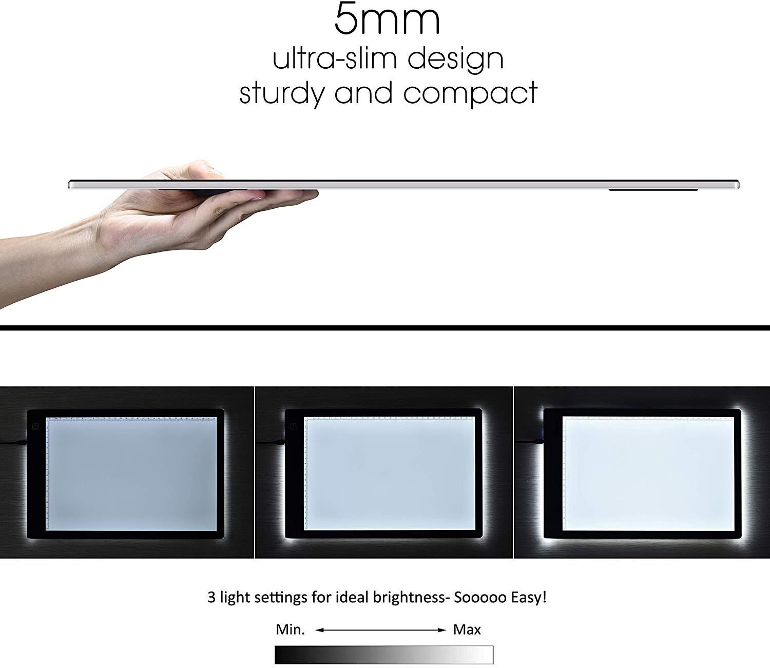 Thumbnail 1 de XIAOSTAR Tablette Lumineuse A4 – Tableau de Copie à LED ultra-fin, 3 niveaux de luminosité