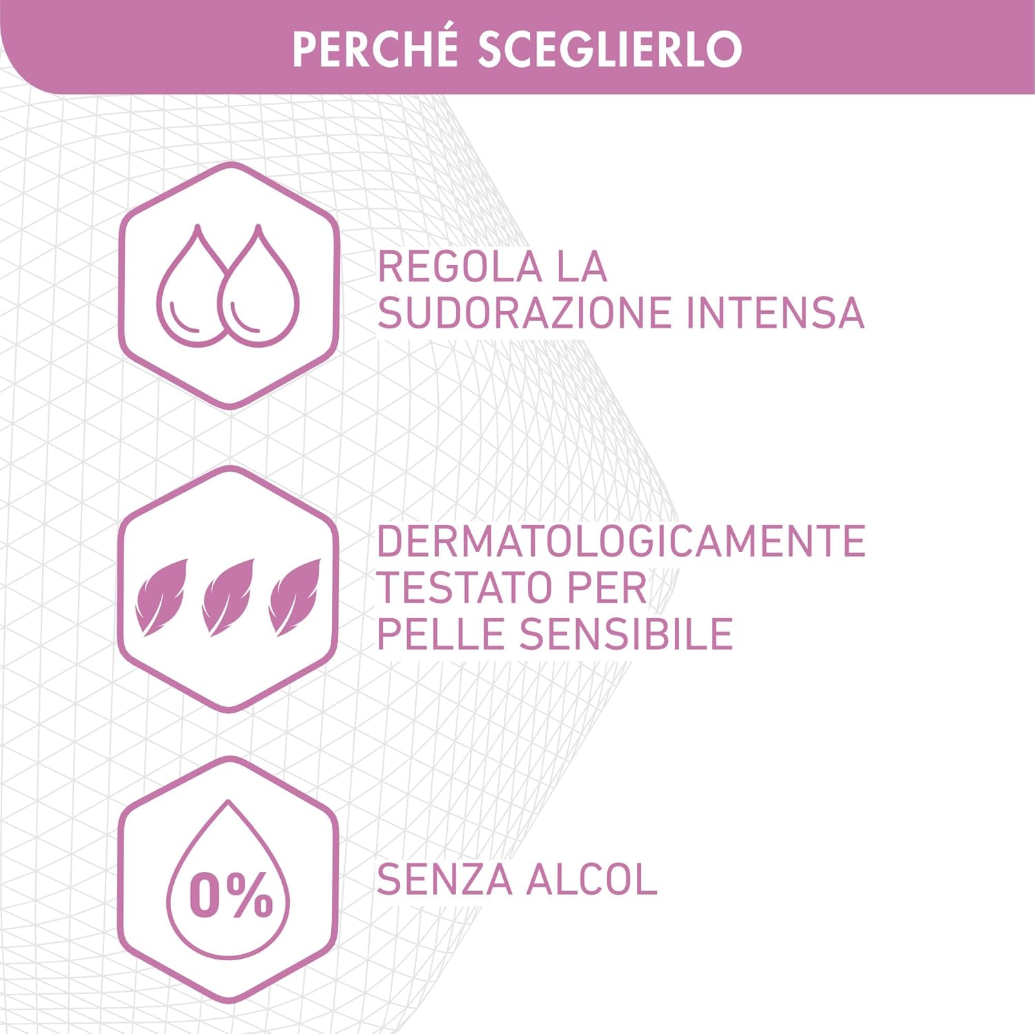Detalle de Dermafresh Ipersudorazione Efficace 72H: Deodorante Antitraspirante Roll-On 50 ml, No Alcol, Dermatologicamente Testato