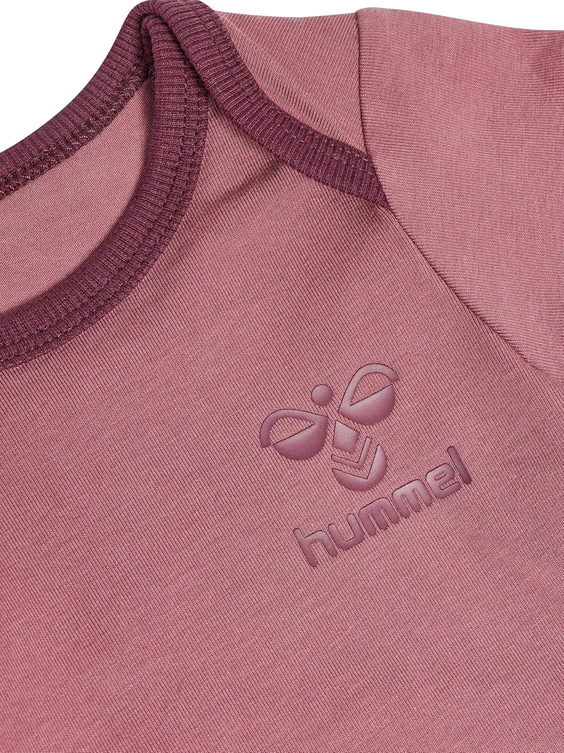 Detalle de hummel Baby Mädchen Hmlmaule Body L/S BODYSTOCKING aus Bio-Baumwolle
