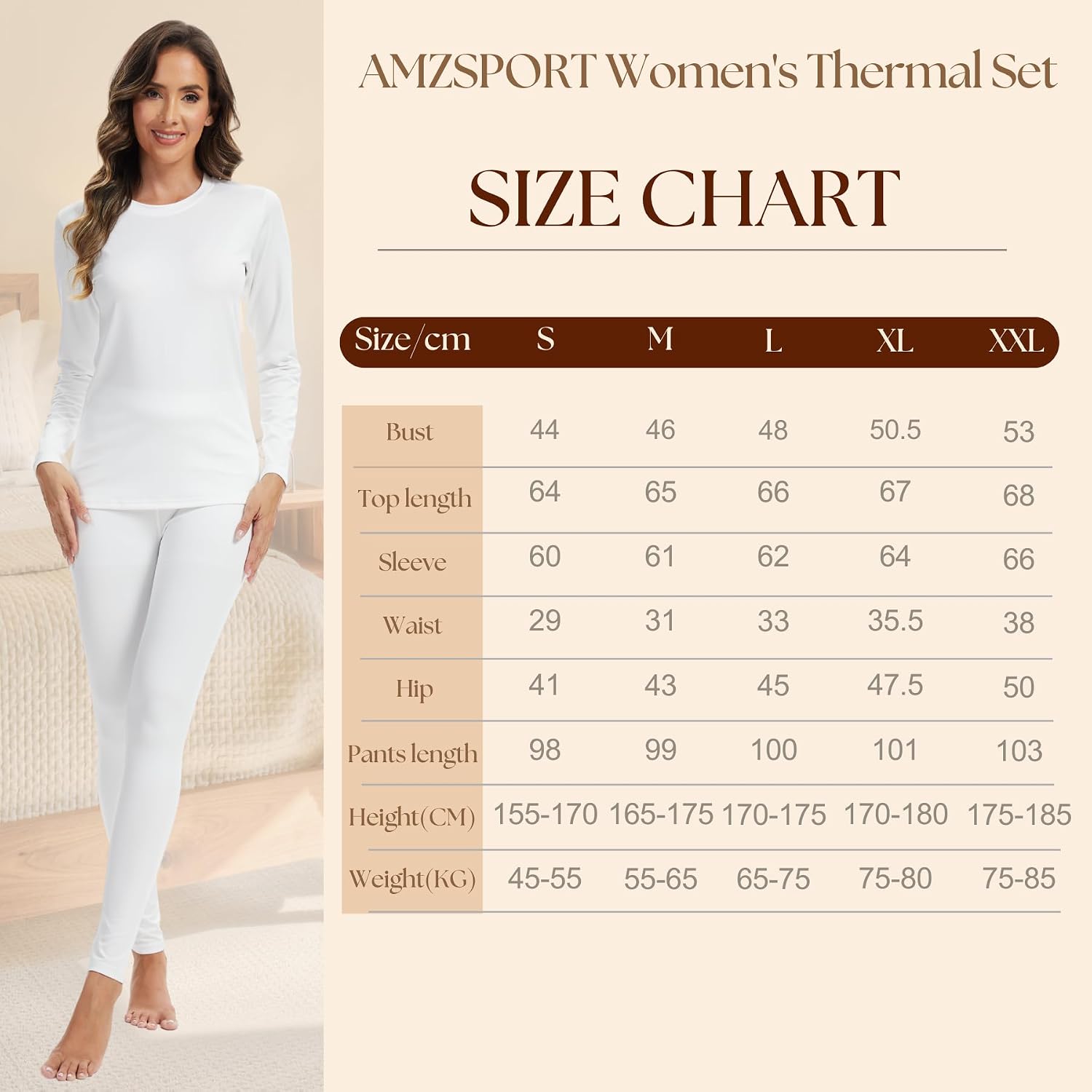 Detalle 1 de AMZSPORT ensemble thermiques femme 4 directions