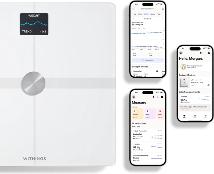 Thumbnail 2 de Withings Body Smart Weiß – Körperanalysewaage