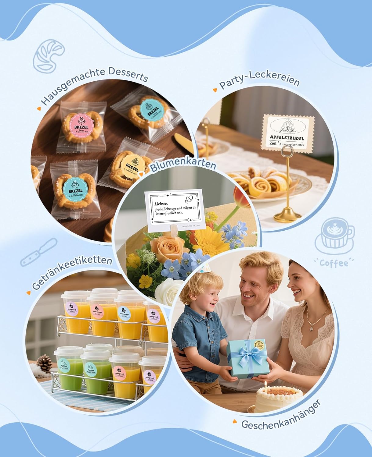 Thumbnail 3 de NIIMBOT B1 Etikettendrucker – wasserdichte Etiketten, Bluetooth, 20–50 mm Druckbreite