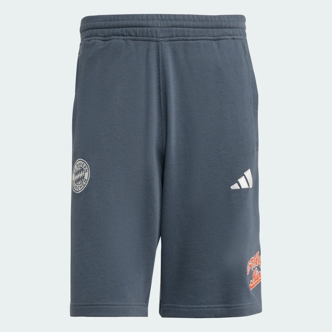Detalle de Pantalón corto FC Bayern US Pack de Adidas en gris