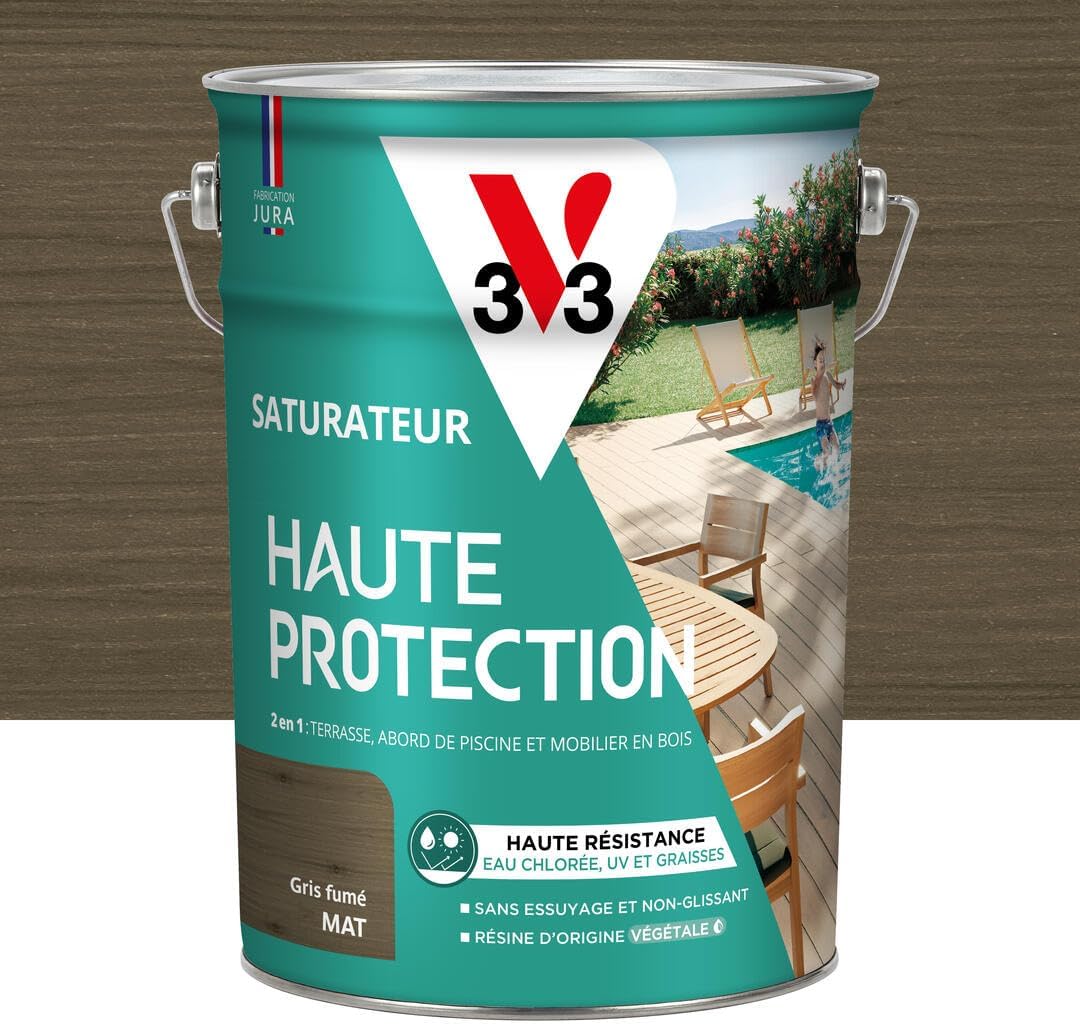 Thumbnail 4 de V33 Saturateur bois extérieur 5 L chêne clair