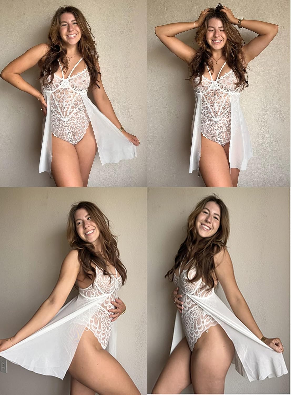 Thumbnail 5 de Avidlove Body en Dentelle Teddy Sexy Col V