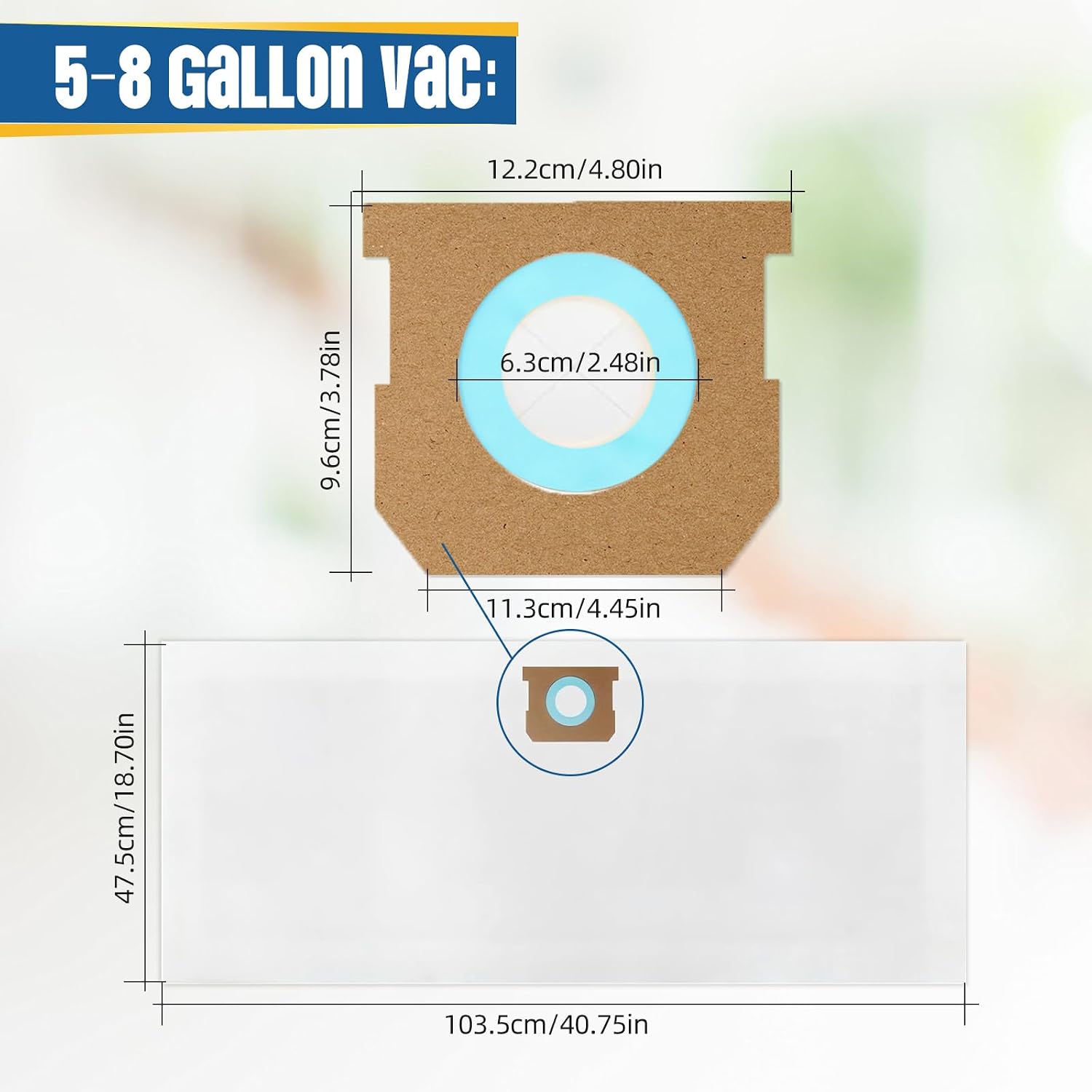 Detalle 2 de Wet/Dry Vacuum Bags, Type G/J