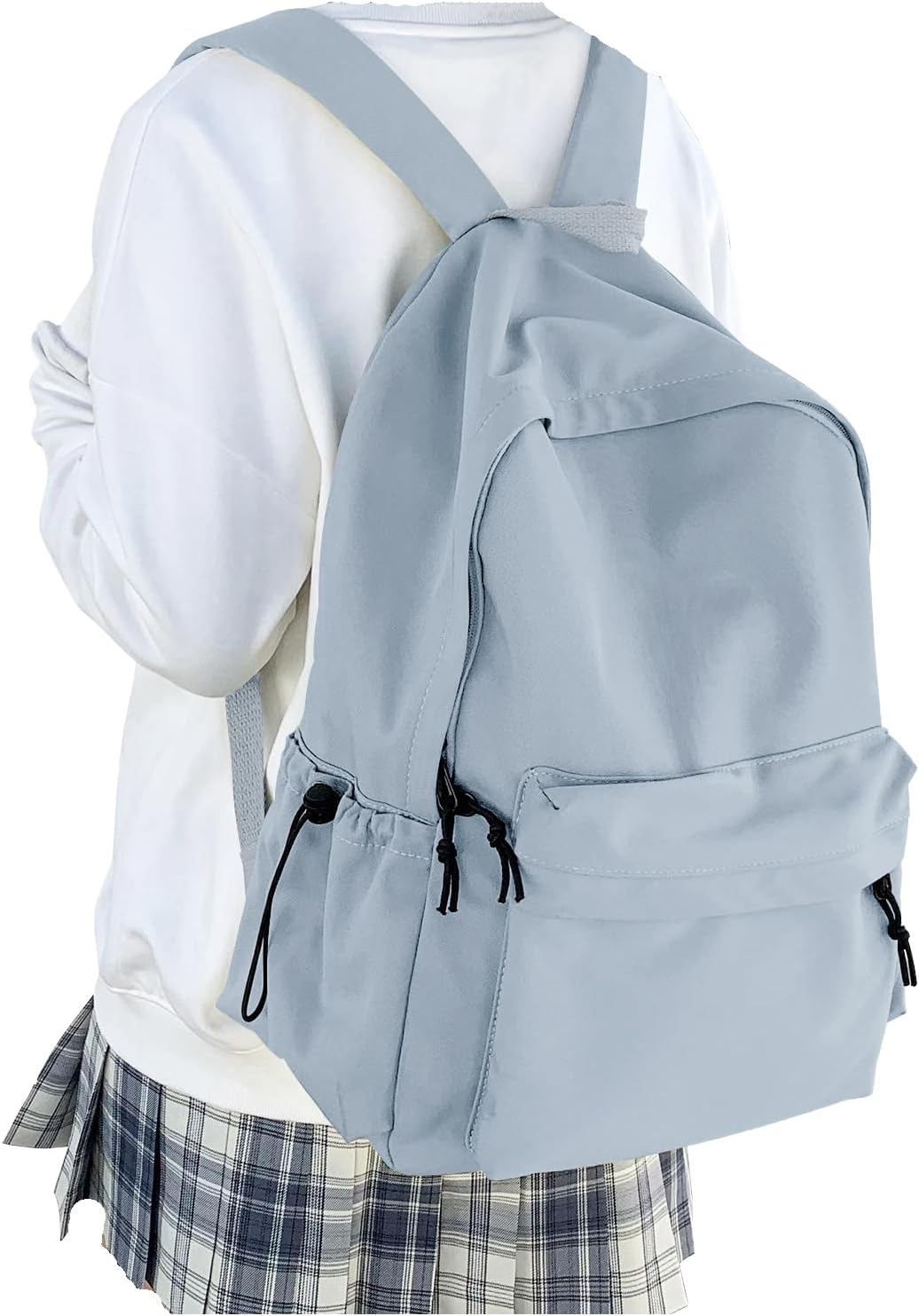 Detalle 2 de HYC00 Schulrucksack Damen Herren für 14-Zoll-Laptop (HYC00 HYC00) – wasserabweisender 21-Liter Daypack